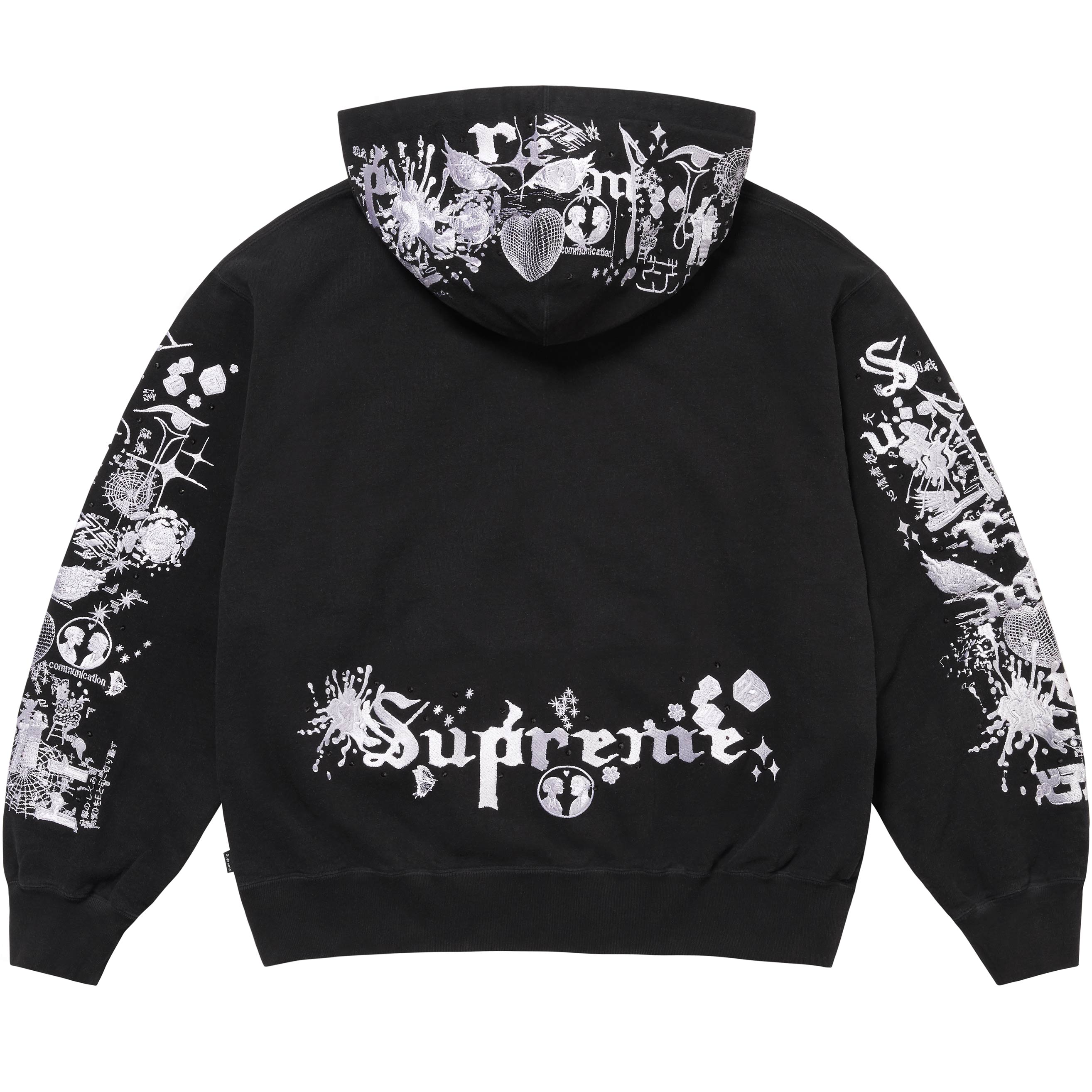 AOI Zip Up Hooded Sweatshirt