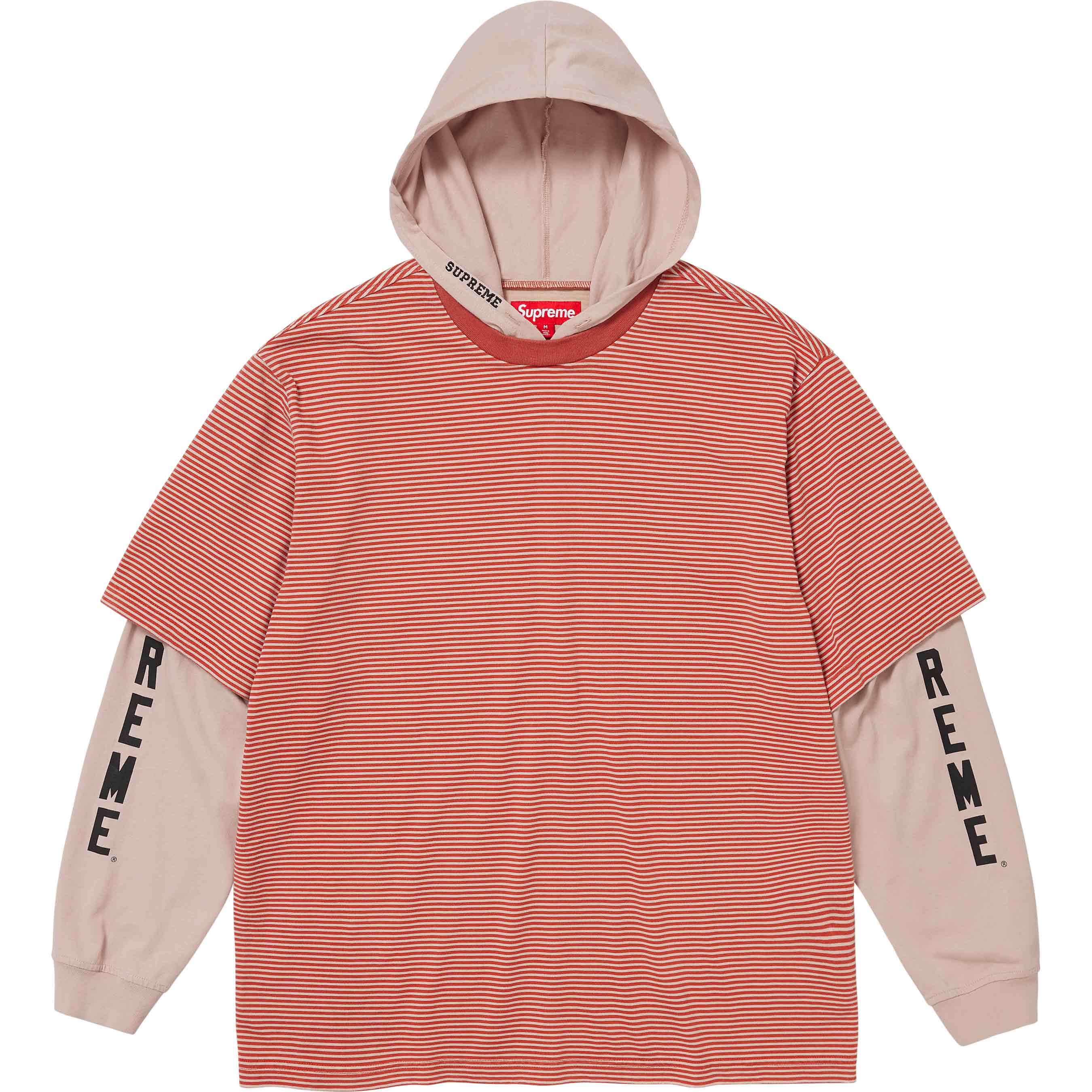 Layered Hooded L/S Top