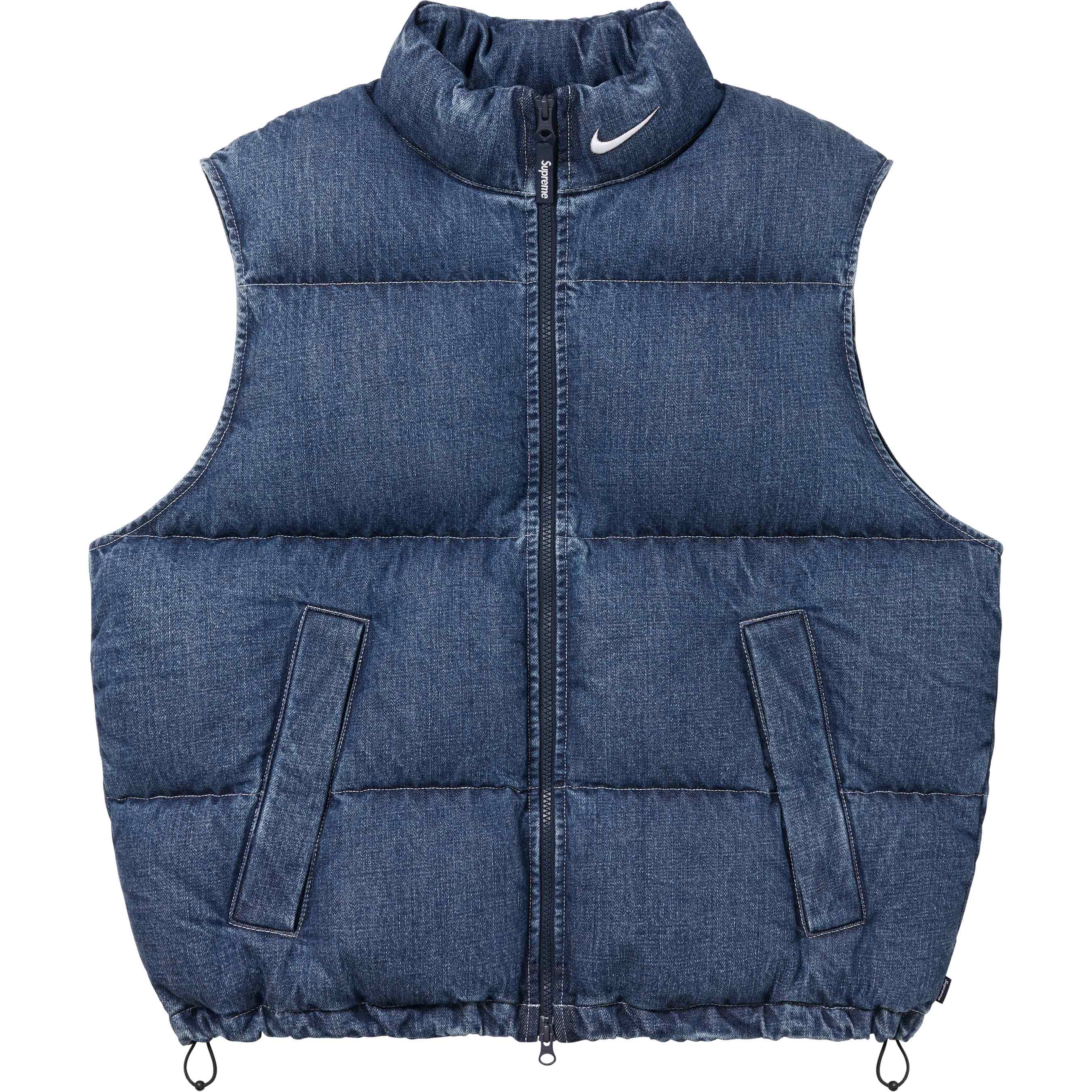 Supreme®/Nike® Denim Puffer Vest