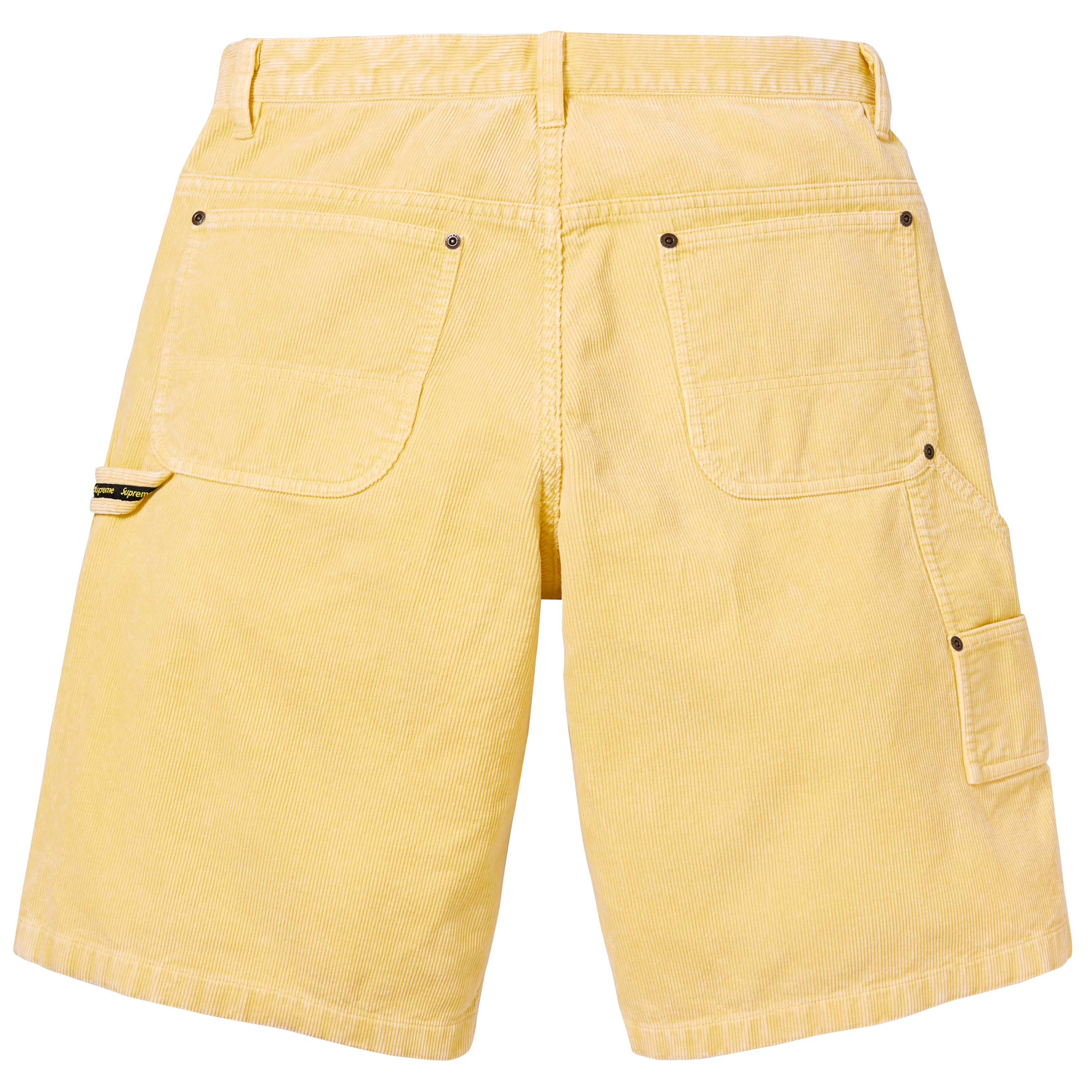 Washed Corduroy Double Knee Painter Short