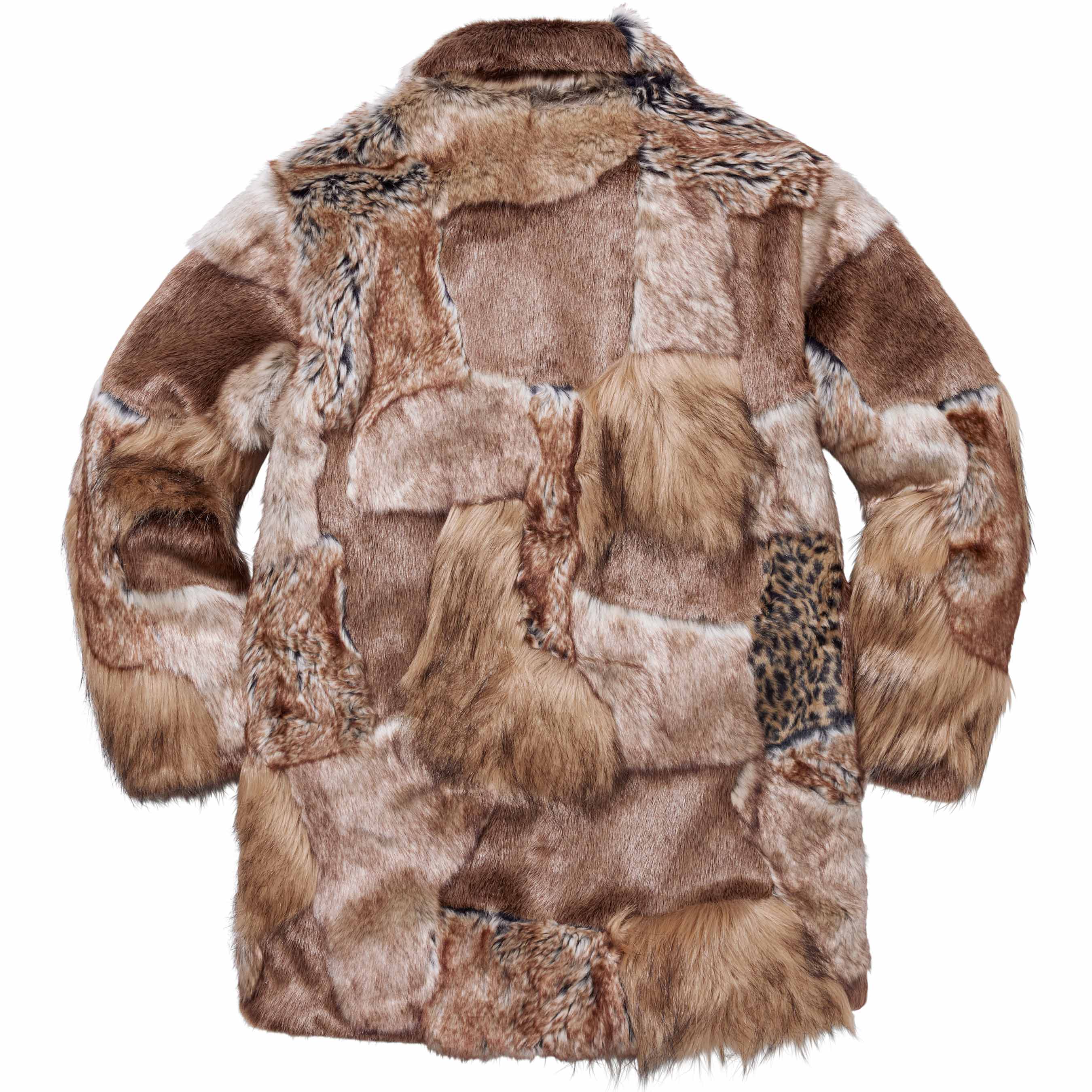 Supreme®/MM6 Maison Margiela Patchwork Faux Fur Coat