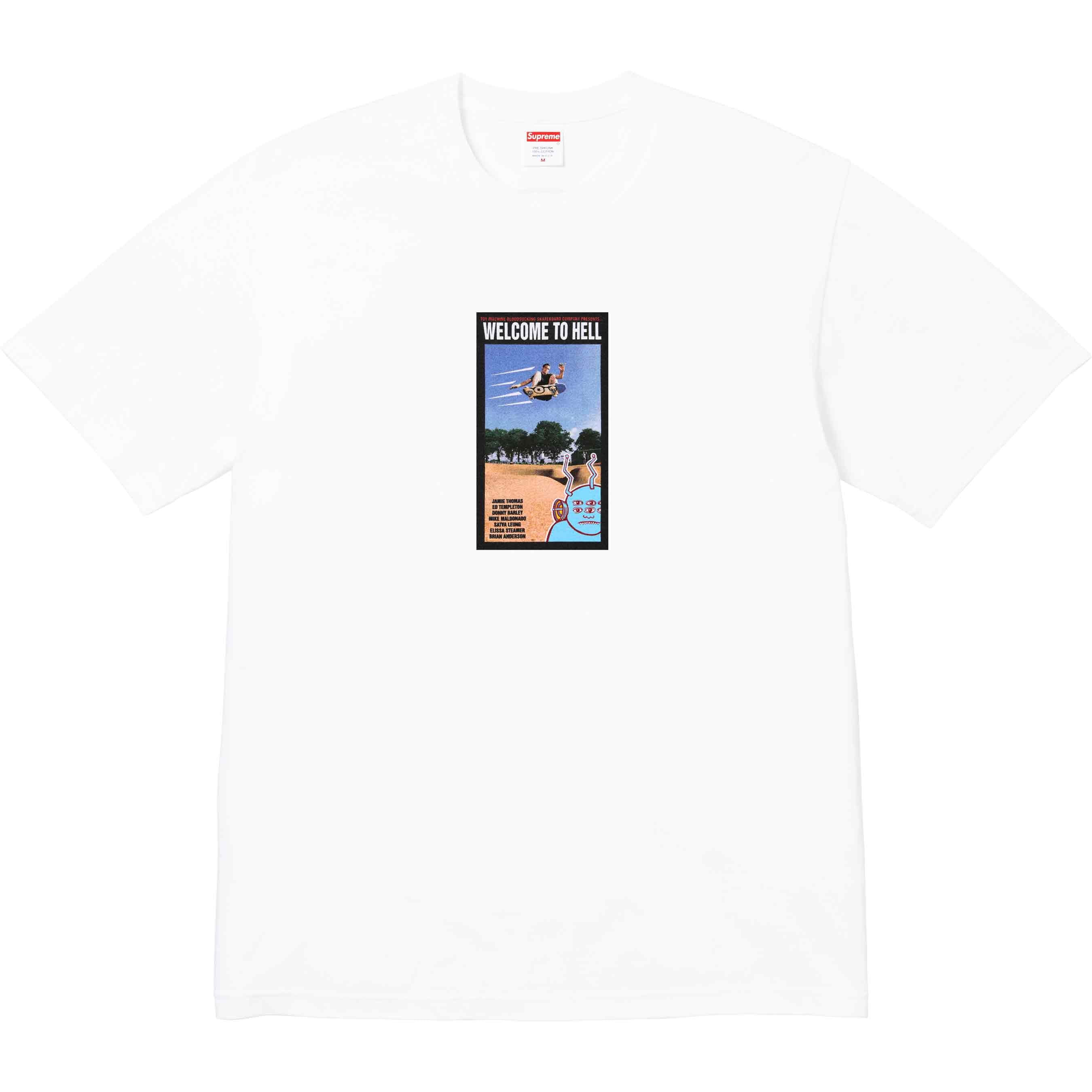 Supreme/Toy Machine Welcome To Hell Tee