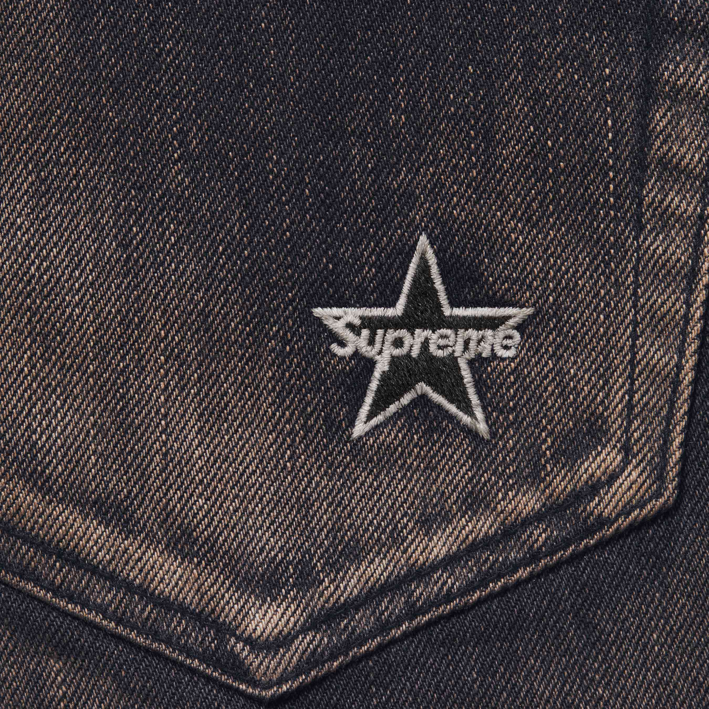 Distressed Loose Fit Selvedge Jean