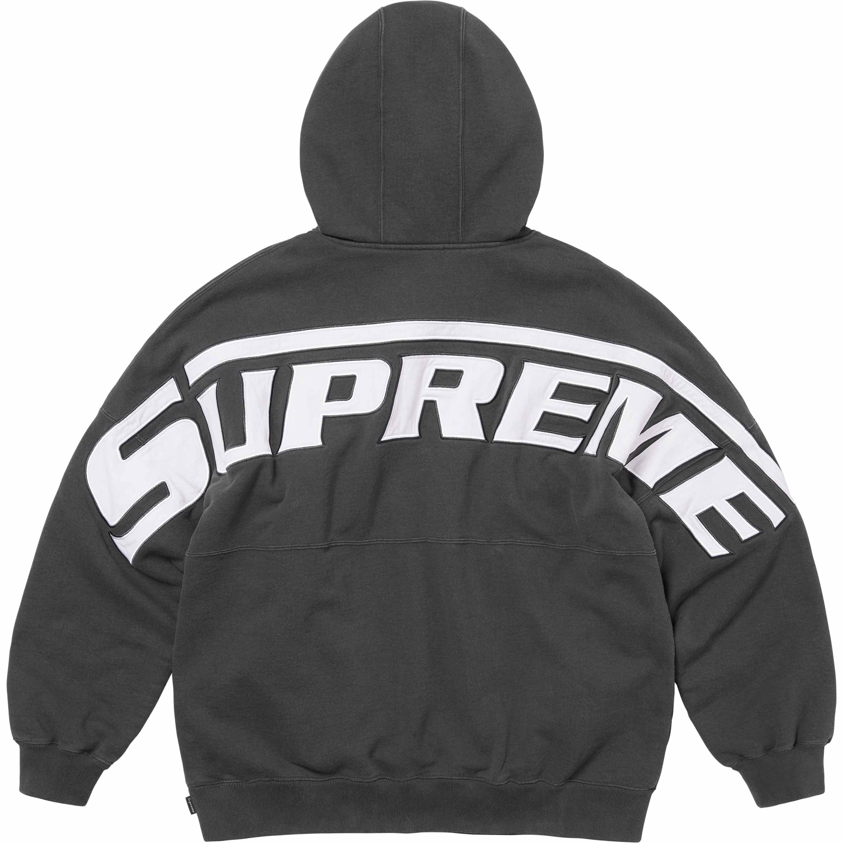 Wrapped Half Zip Hooded Sweatshirt