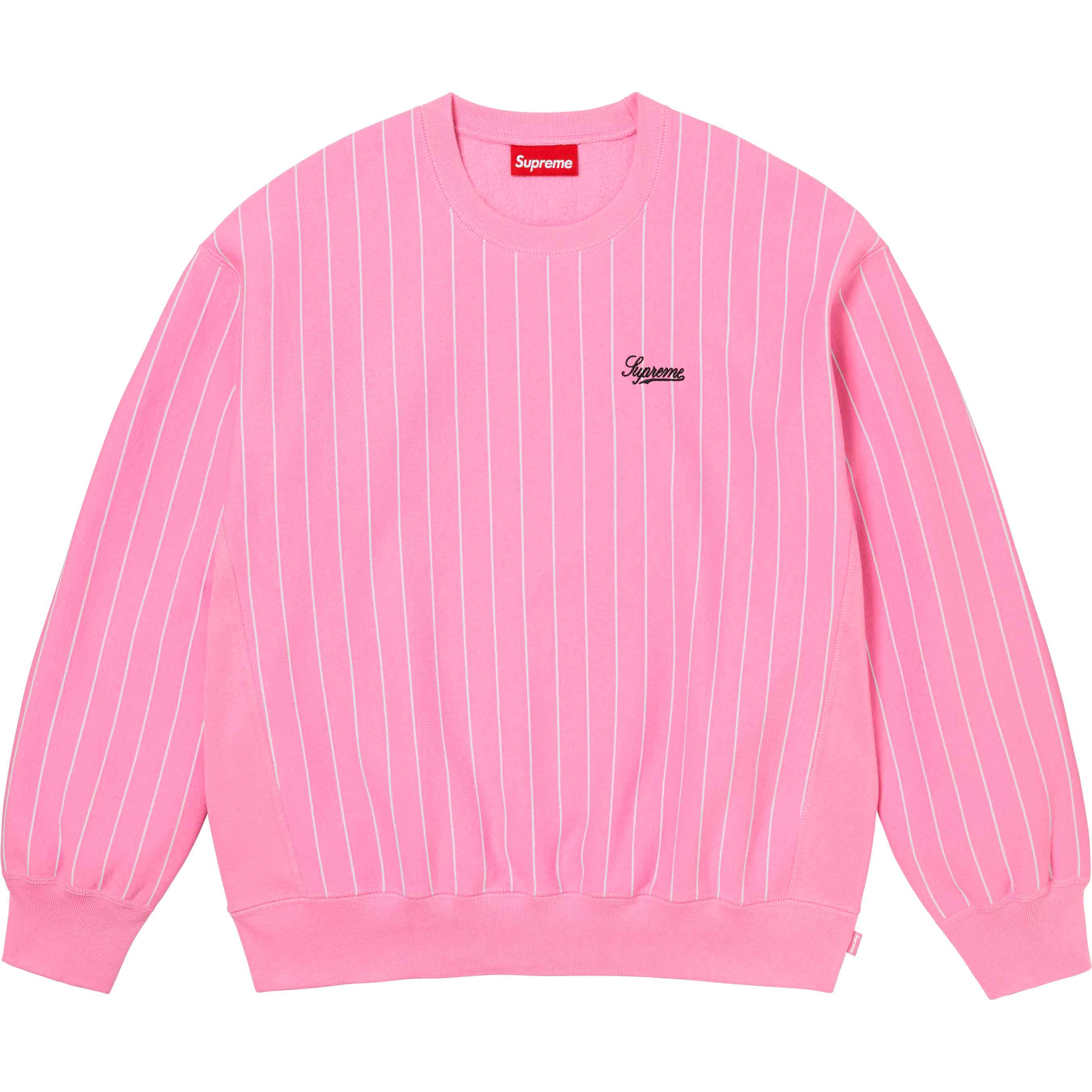 Pinstripe Crewneck
