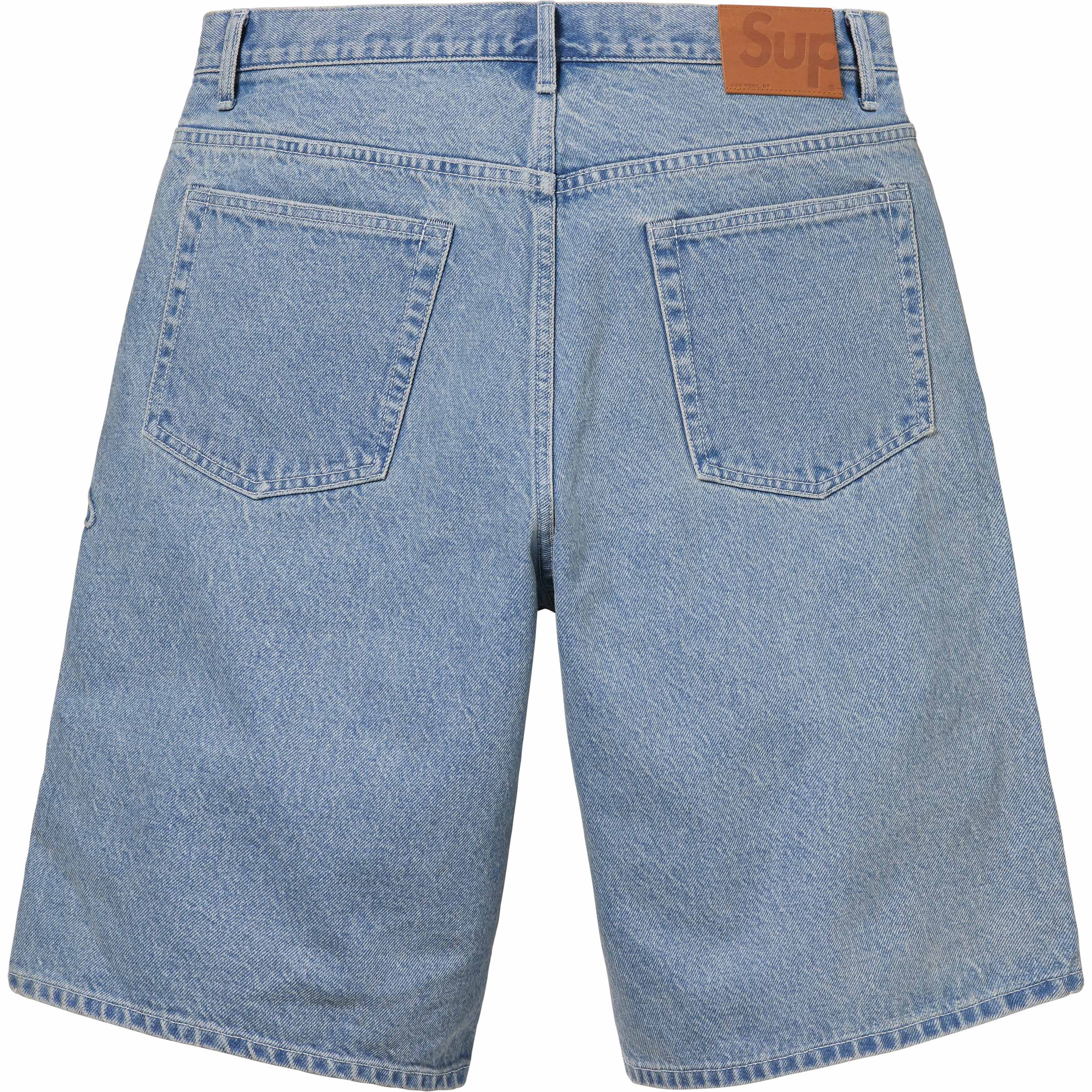 Script Baggy Denim Short