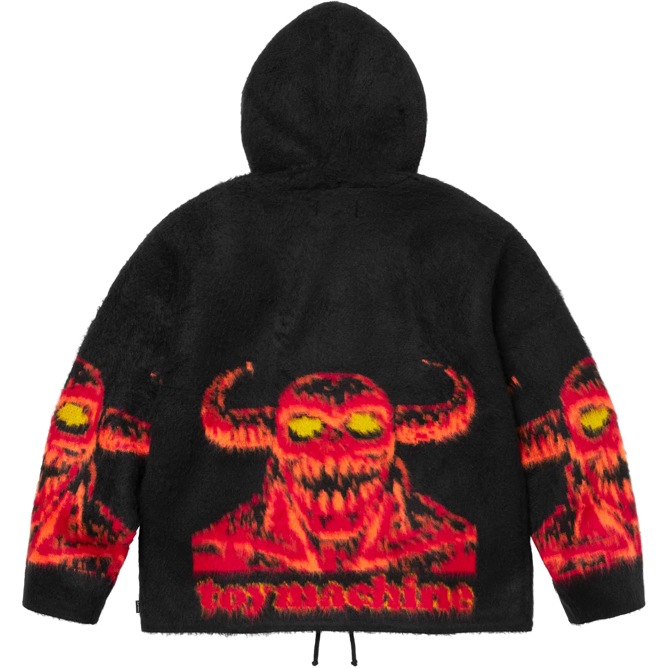 Supreme/Toy Machine Zip Up Hooded Sweater