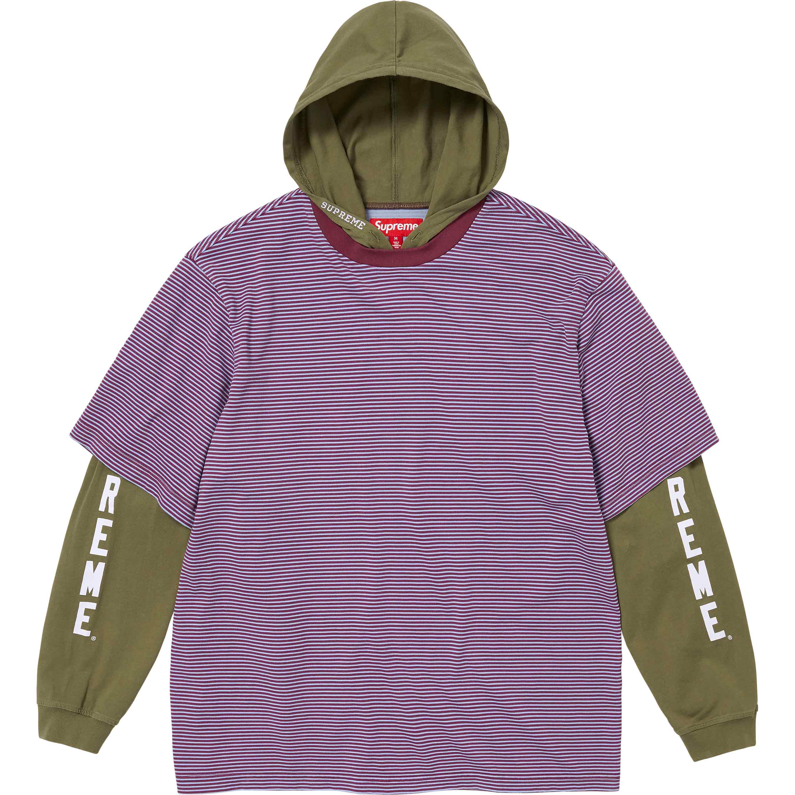 Layered Hooded L/S Top