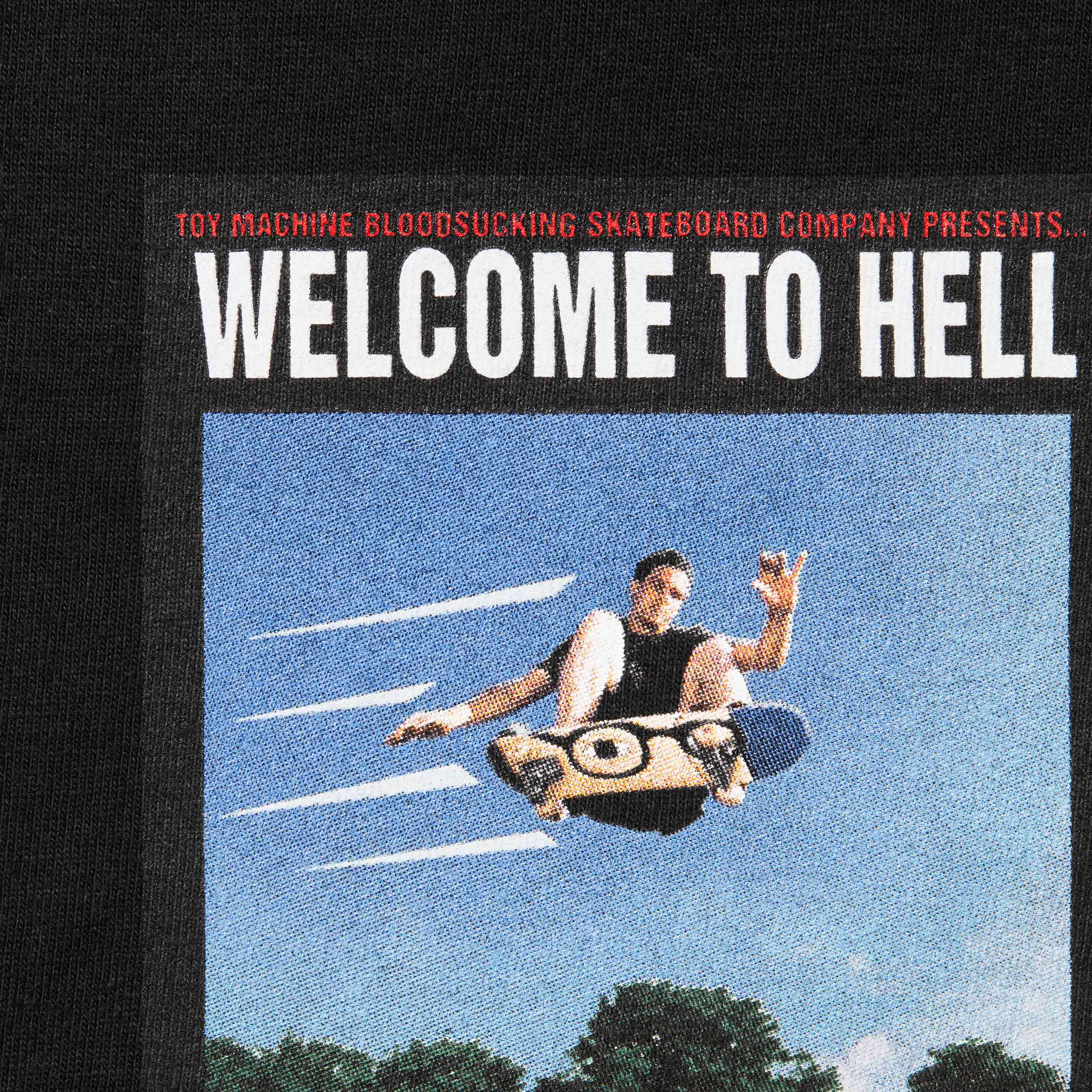 Supreme/Toy Machine Welcome To Hell Tee