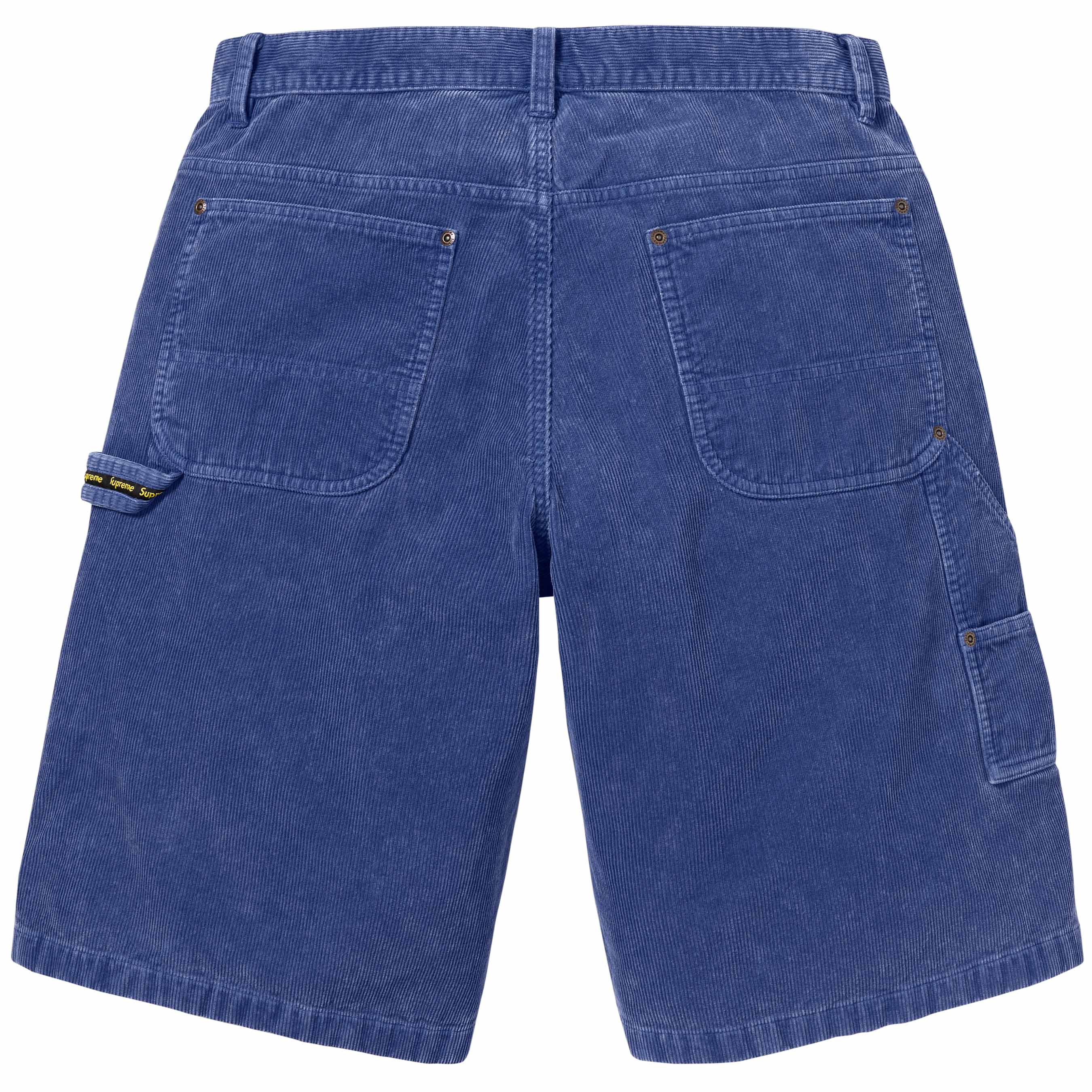 Washed Corduroy Double Knee Painter Short