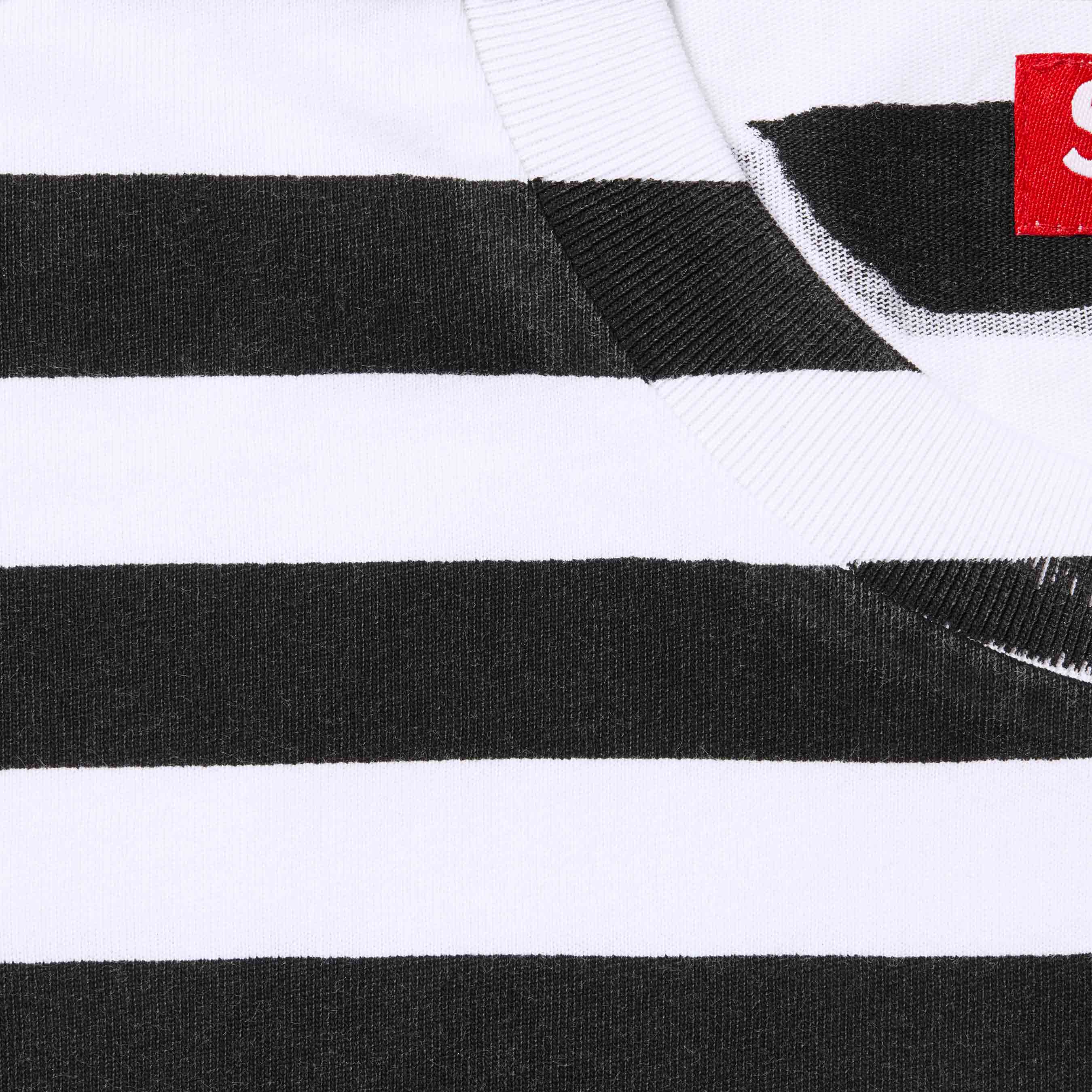 Overprint Stripe S/S Top