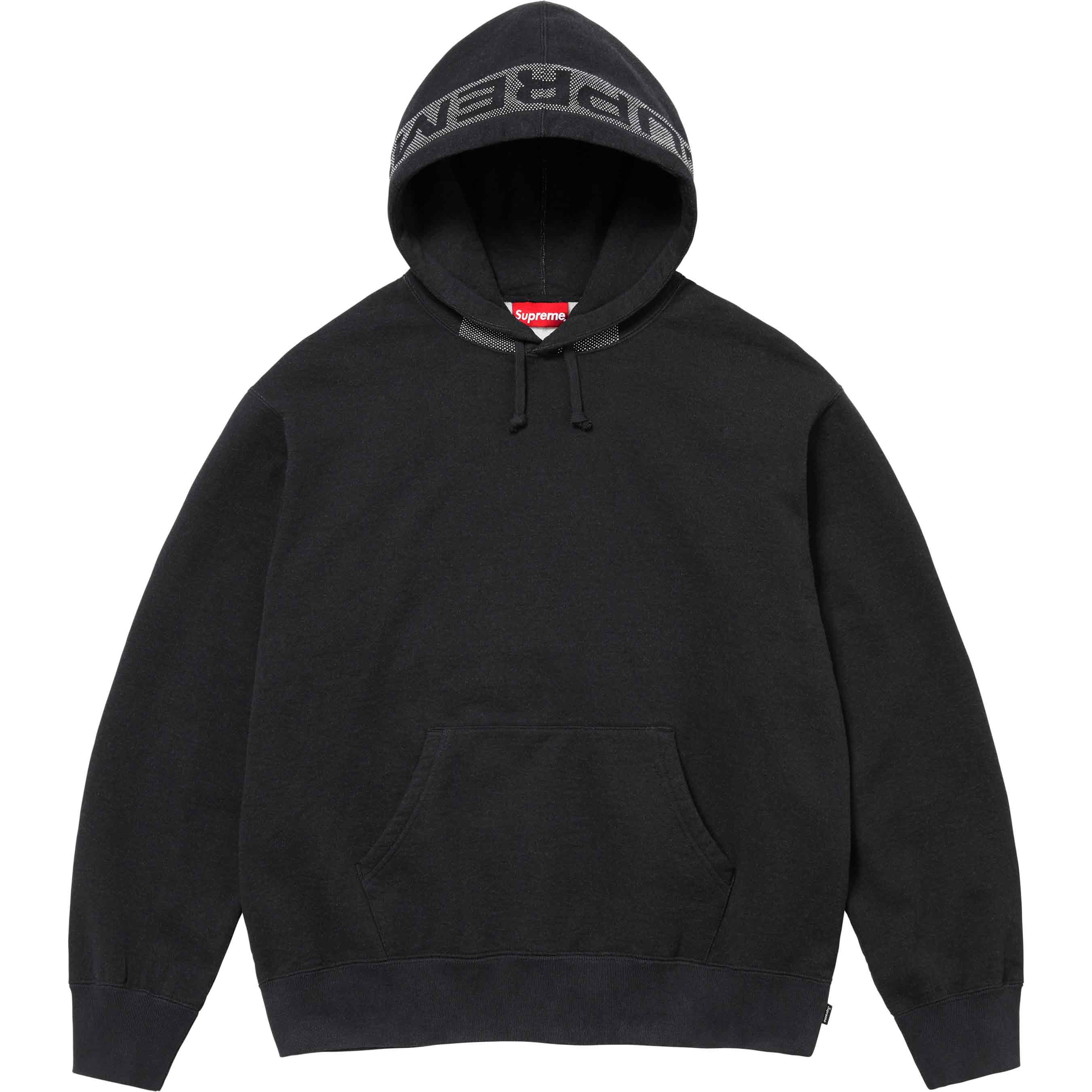 Jacquard Stripe Hooded Sweatshirt