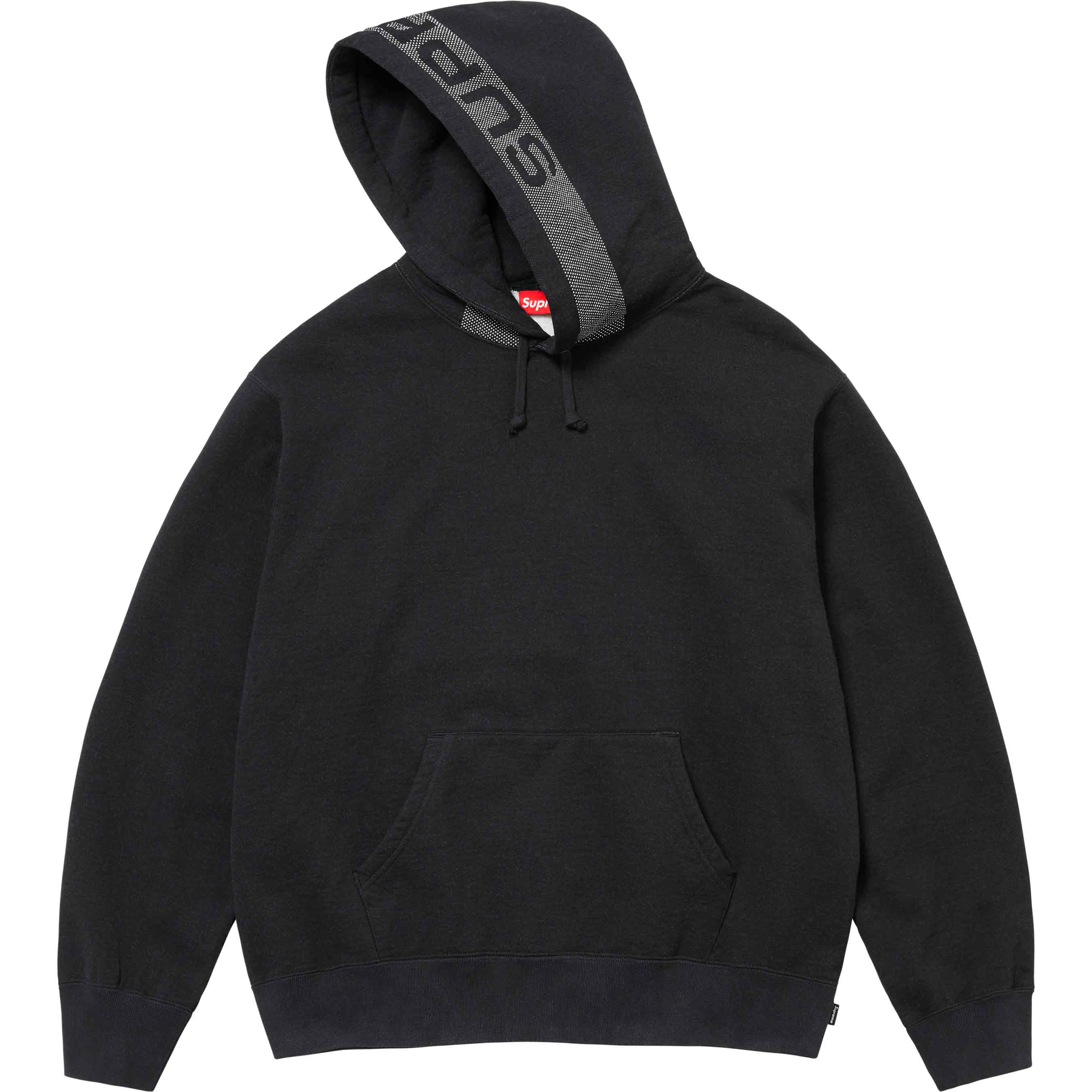 Jacquard Stripe Hooded Sweatshirt