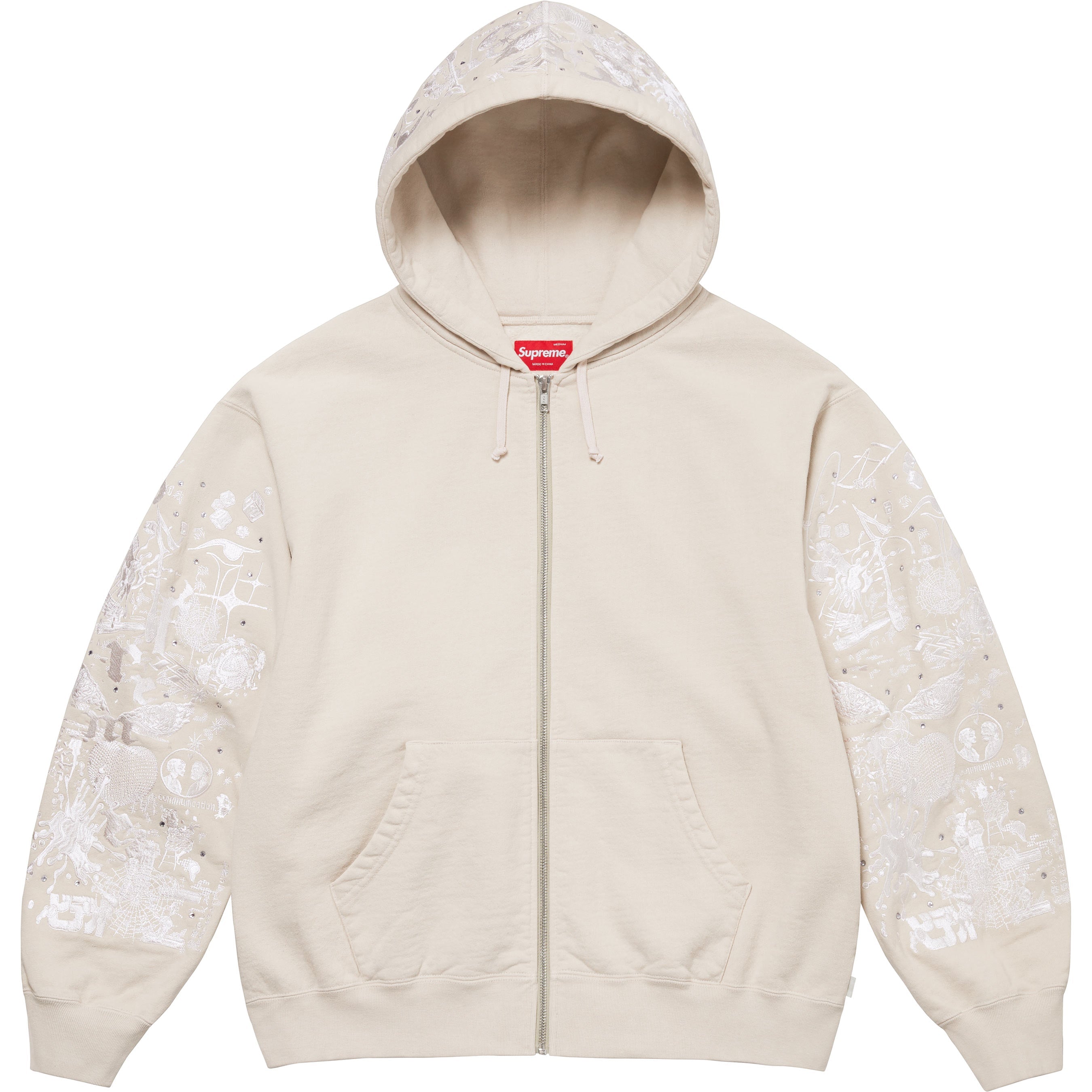 AOI Zip Up Hooded Sweatshirt