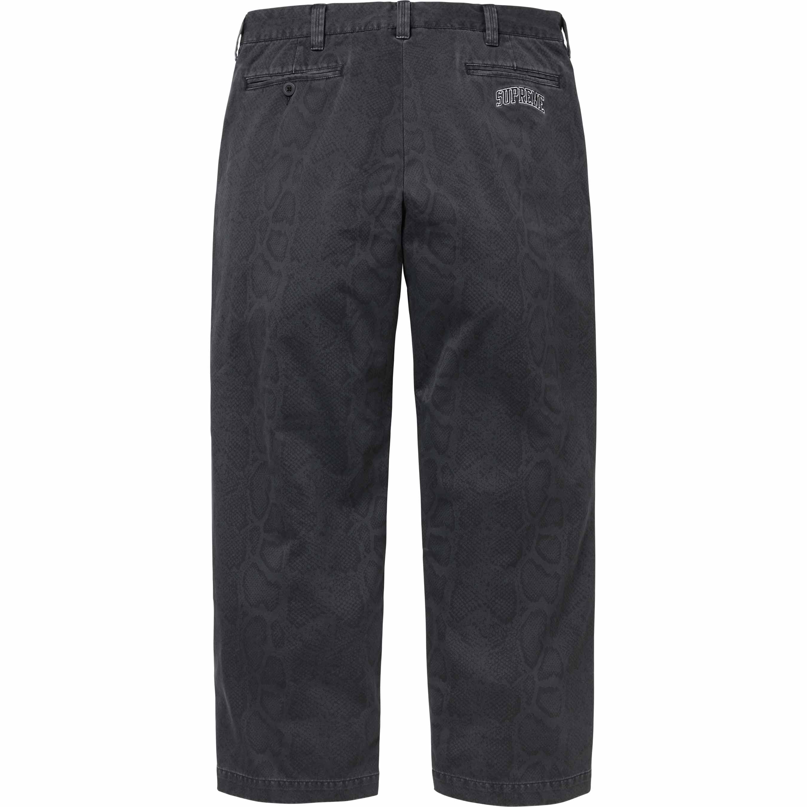 Snake Print Chino Pant
