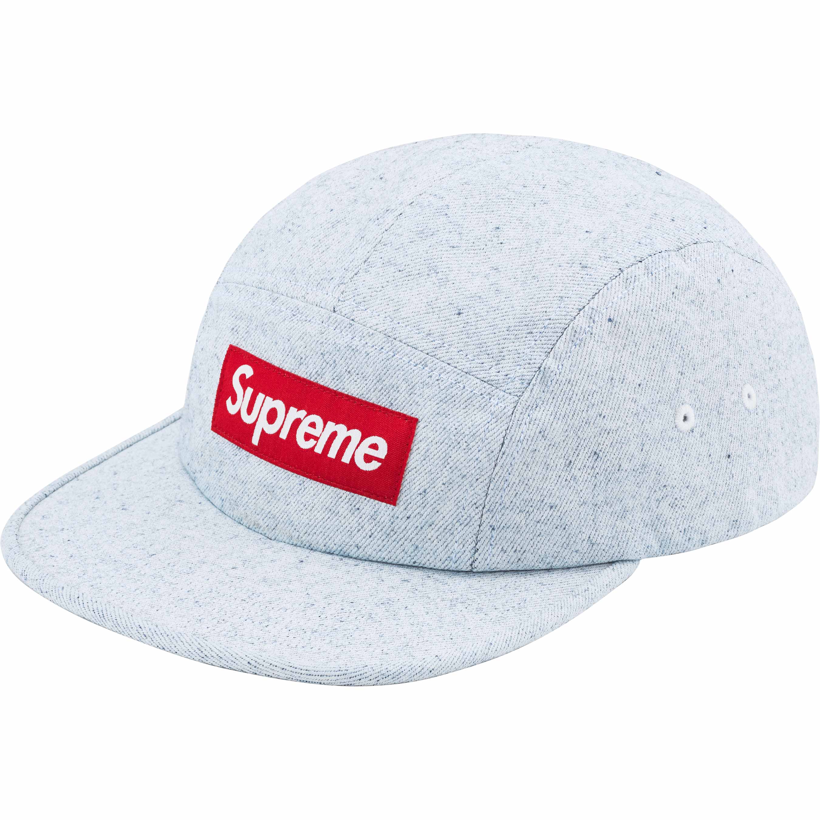 Coated Denim Camp Cap