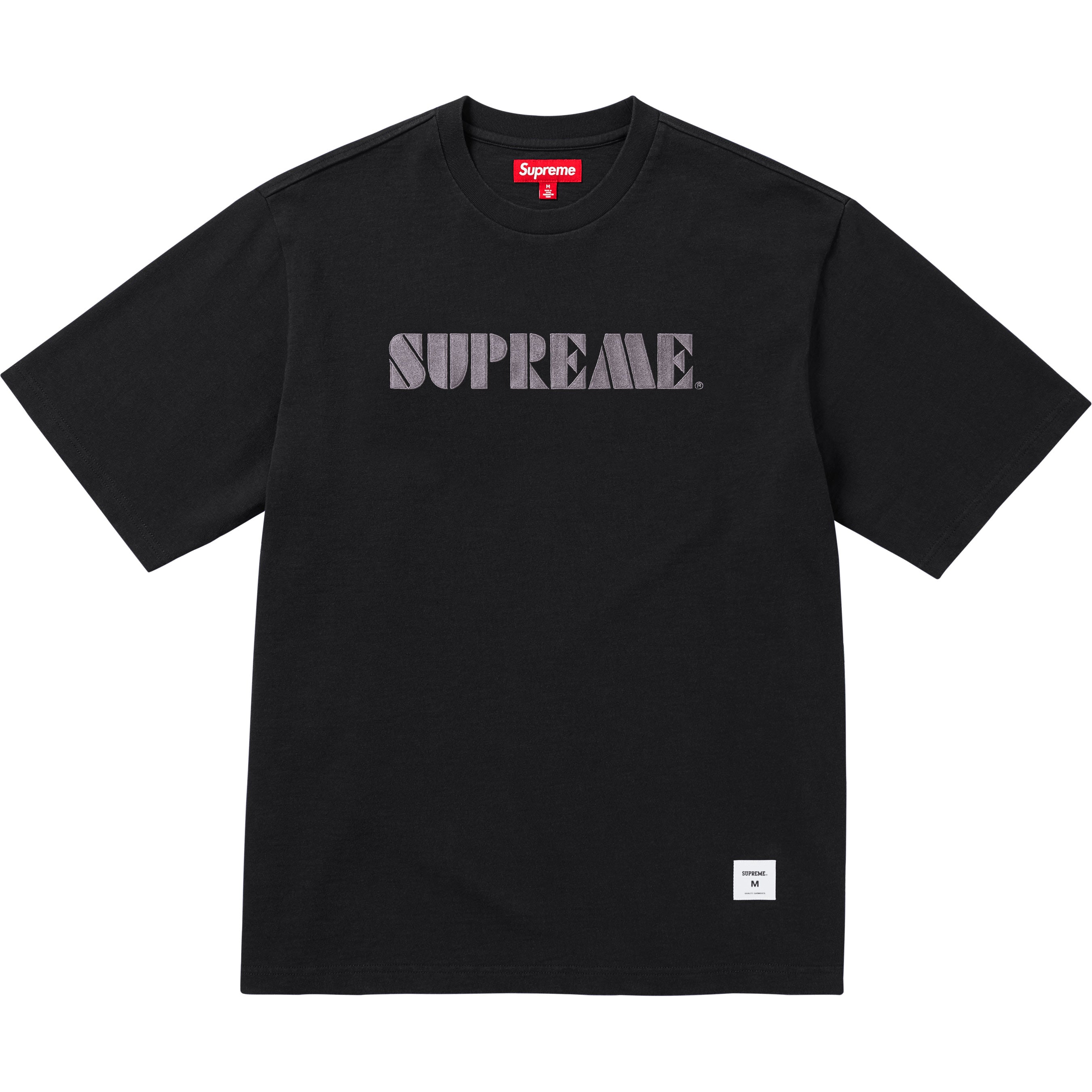Stencil Embroidered S/S Top