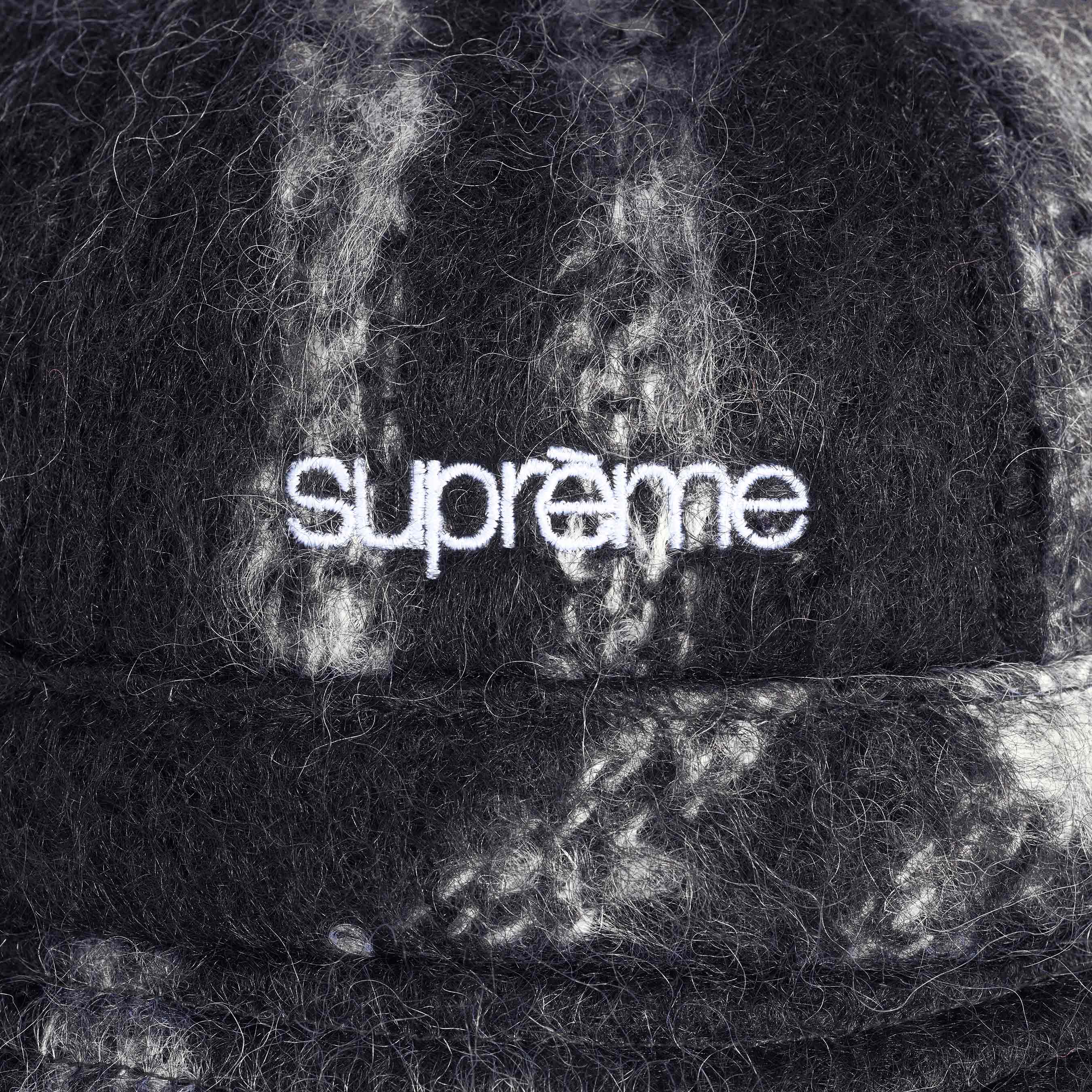 Mohair Plaid Bell Hat
