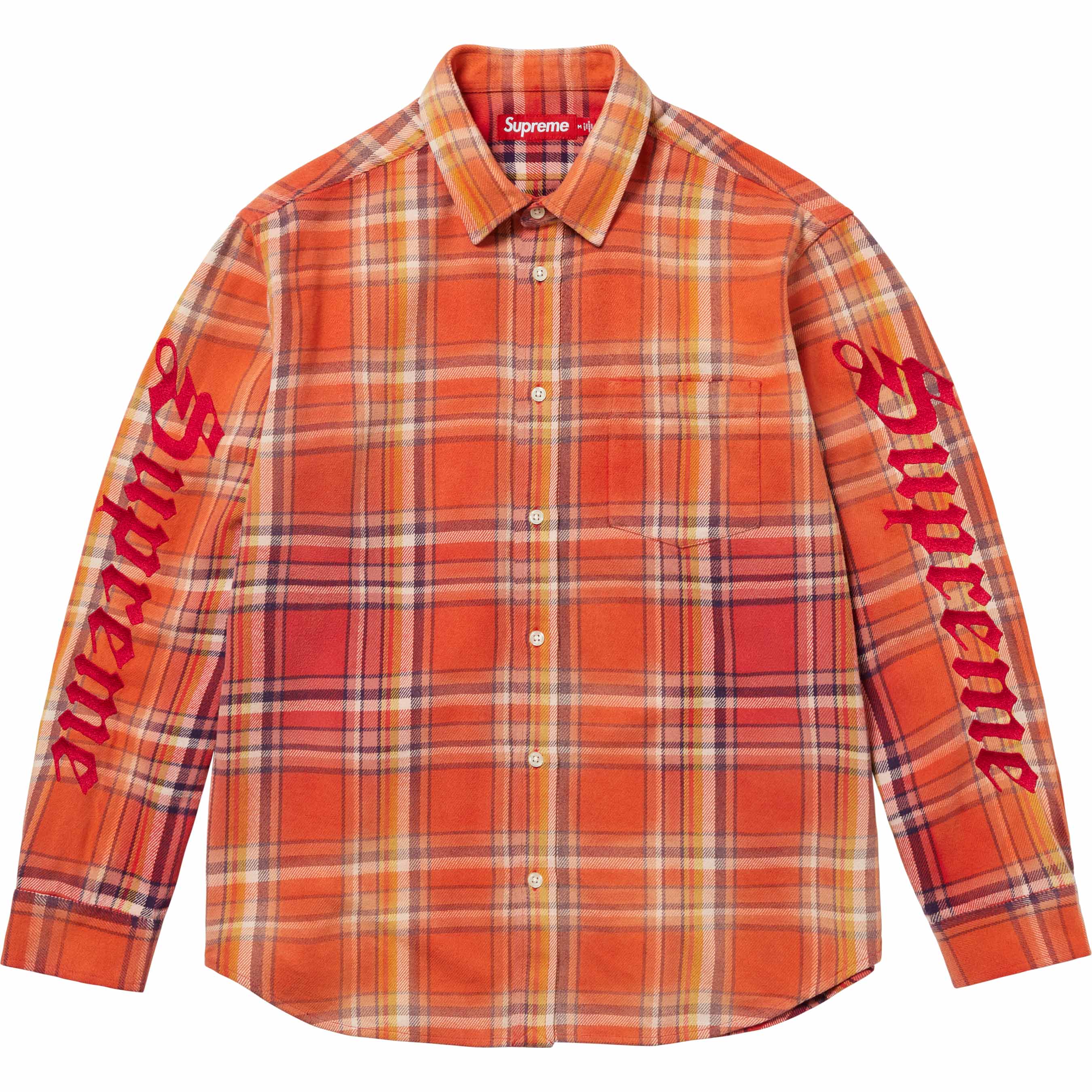 Old English Plaid Flannel Shirt