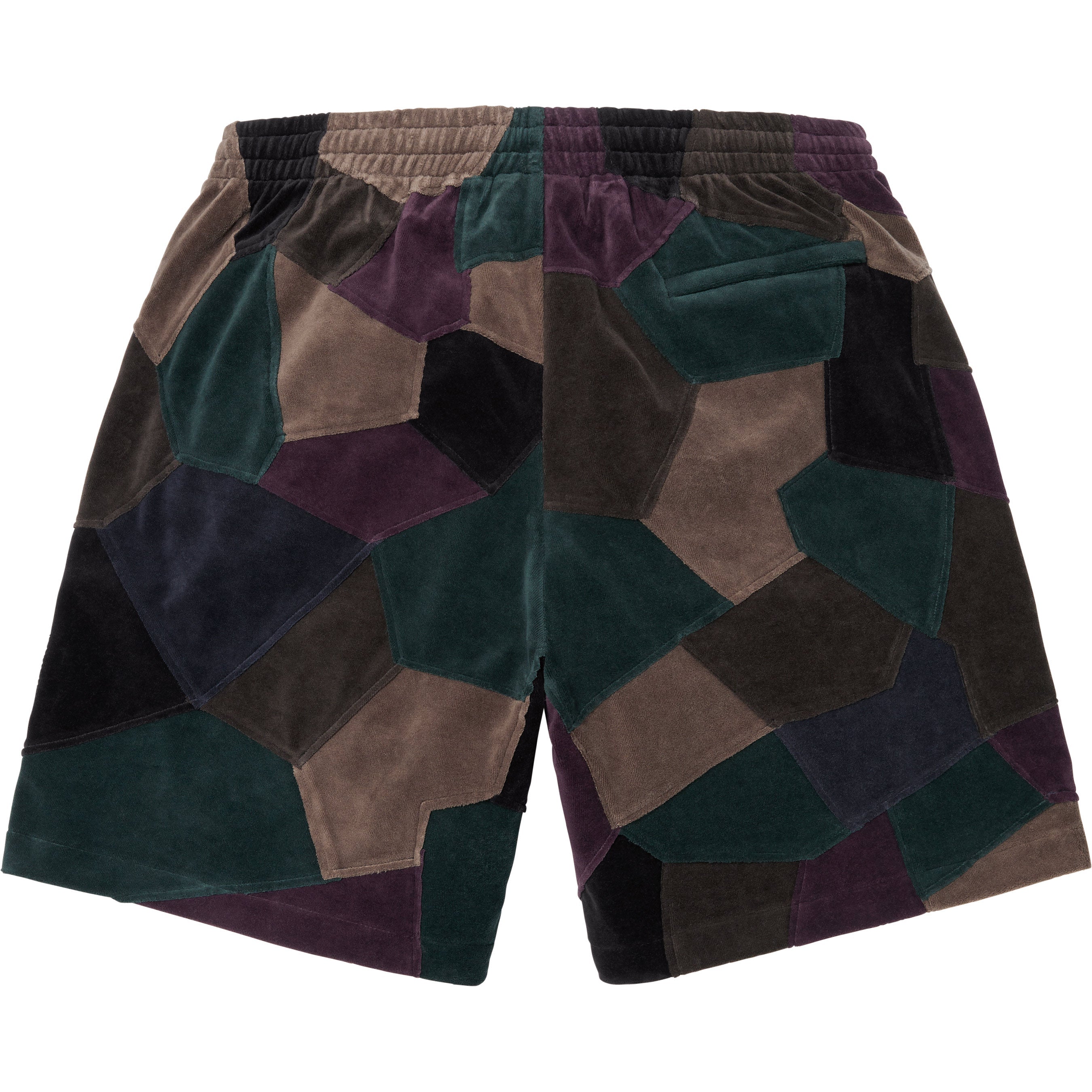 Patchwork Velour Short