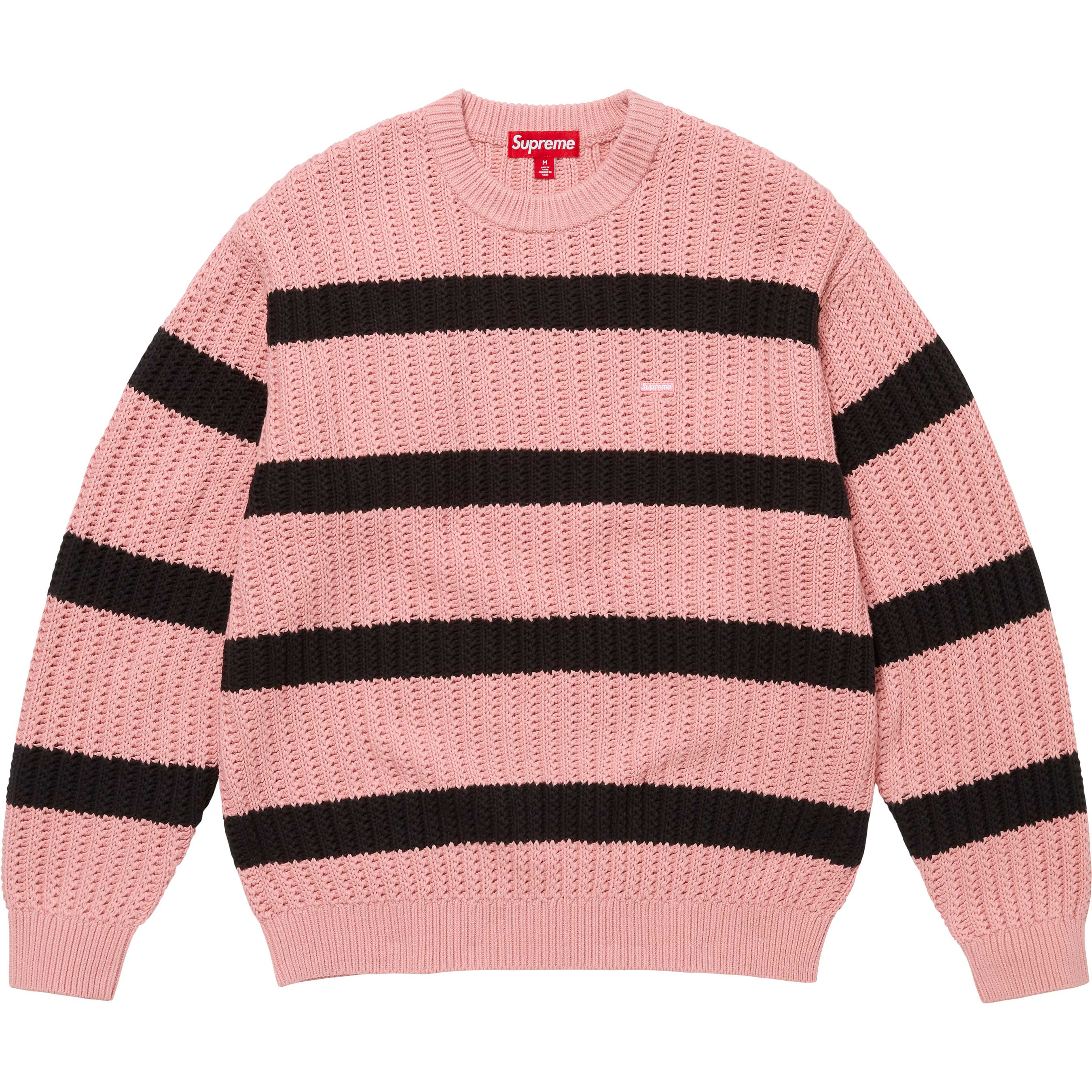 Loose Gauge Stripe Small Box Sweater