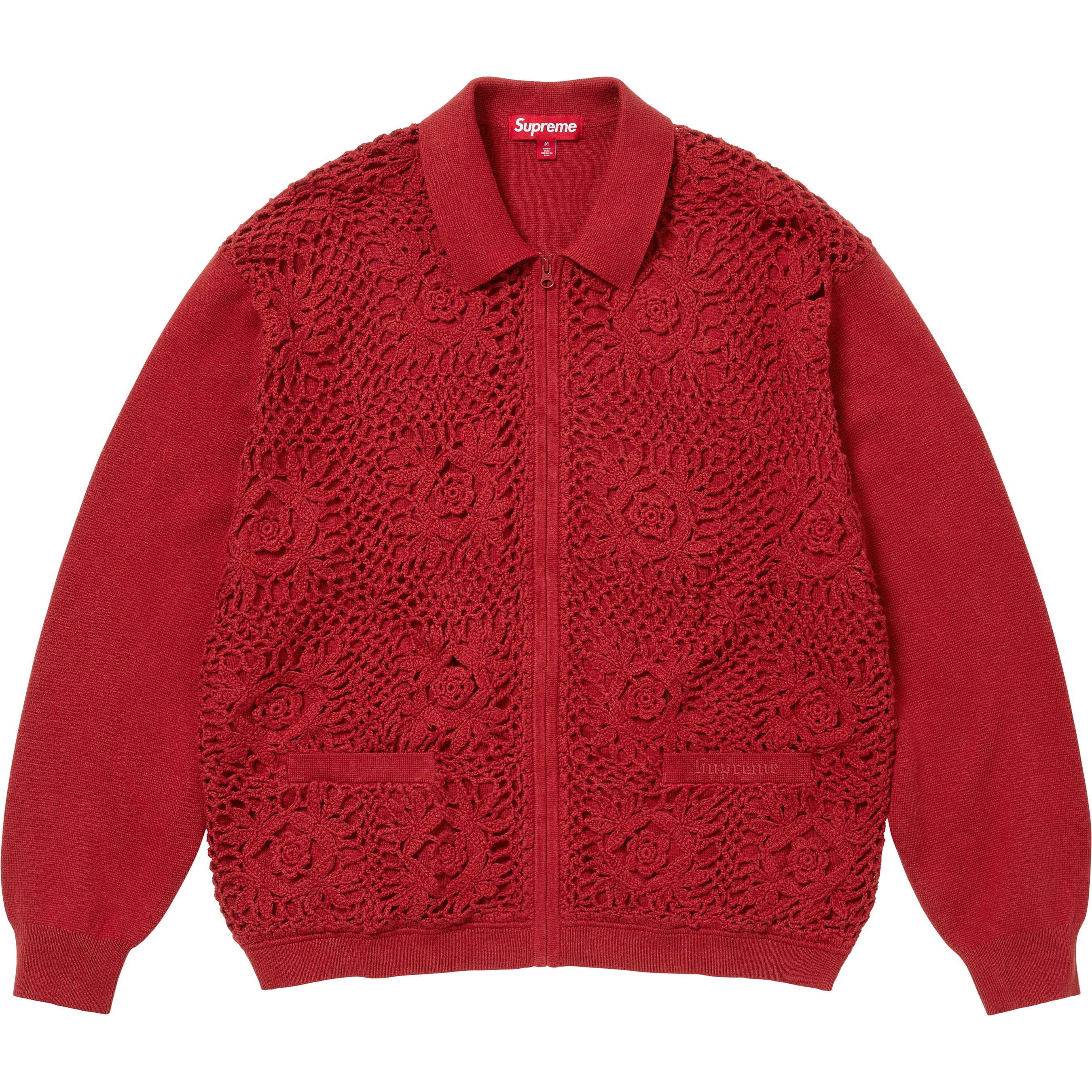 Crochet Zip Up Cardigan