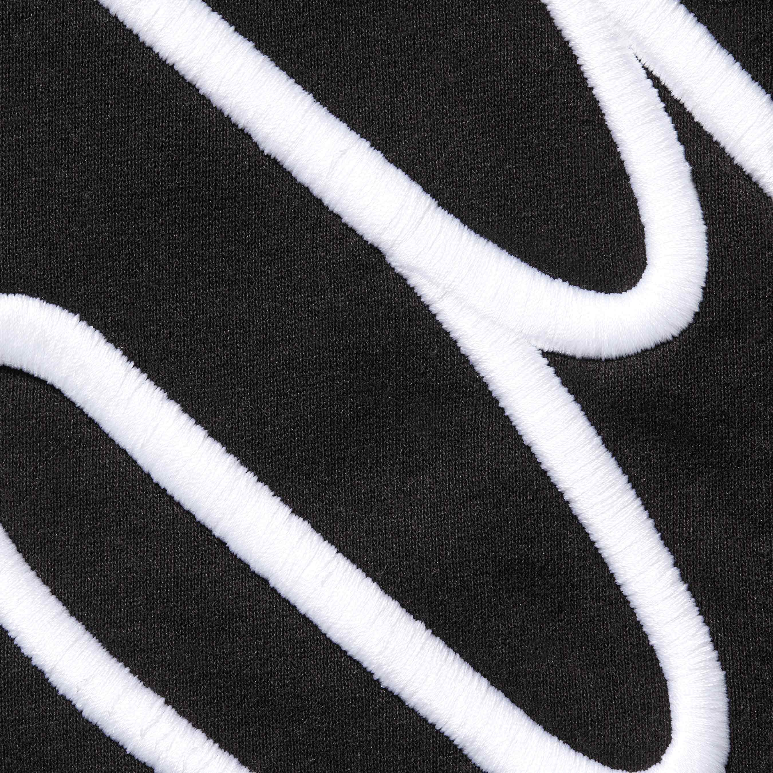 Shoulder Script Hooded Sweatshirt