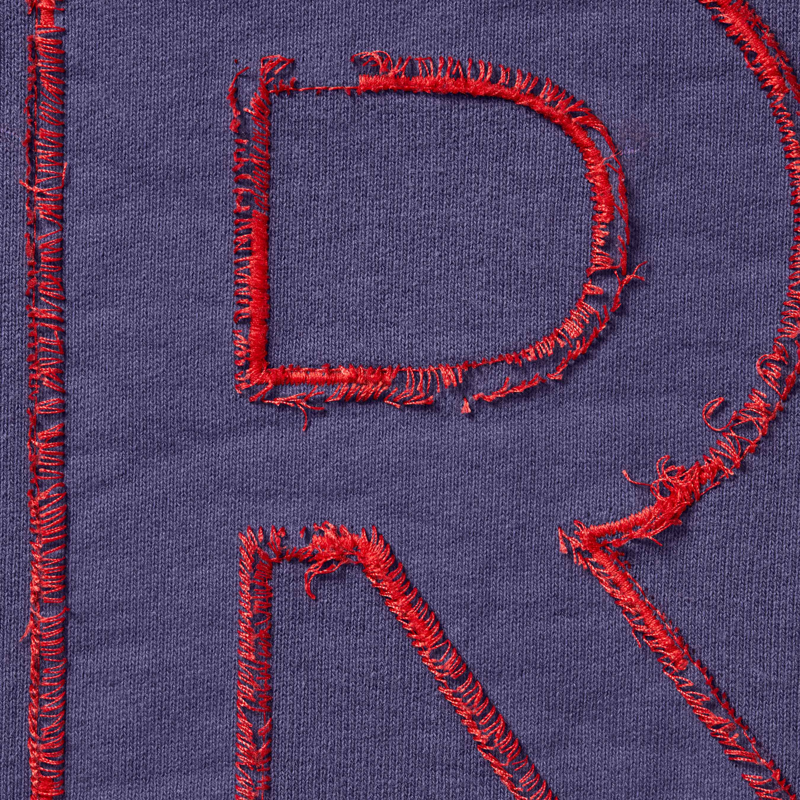 Frayed Hooded Sweatshirt