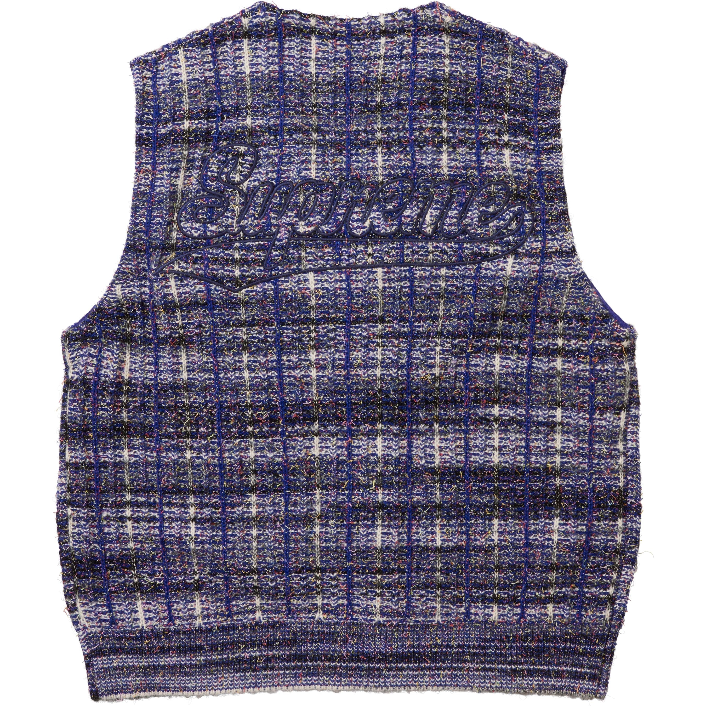 Speckled Zip Up Sweater Vest