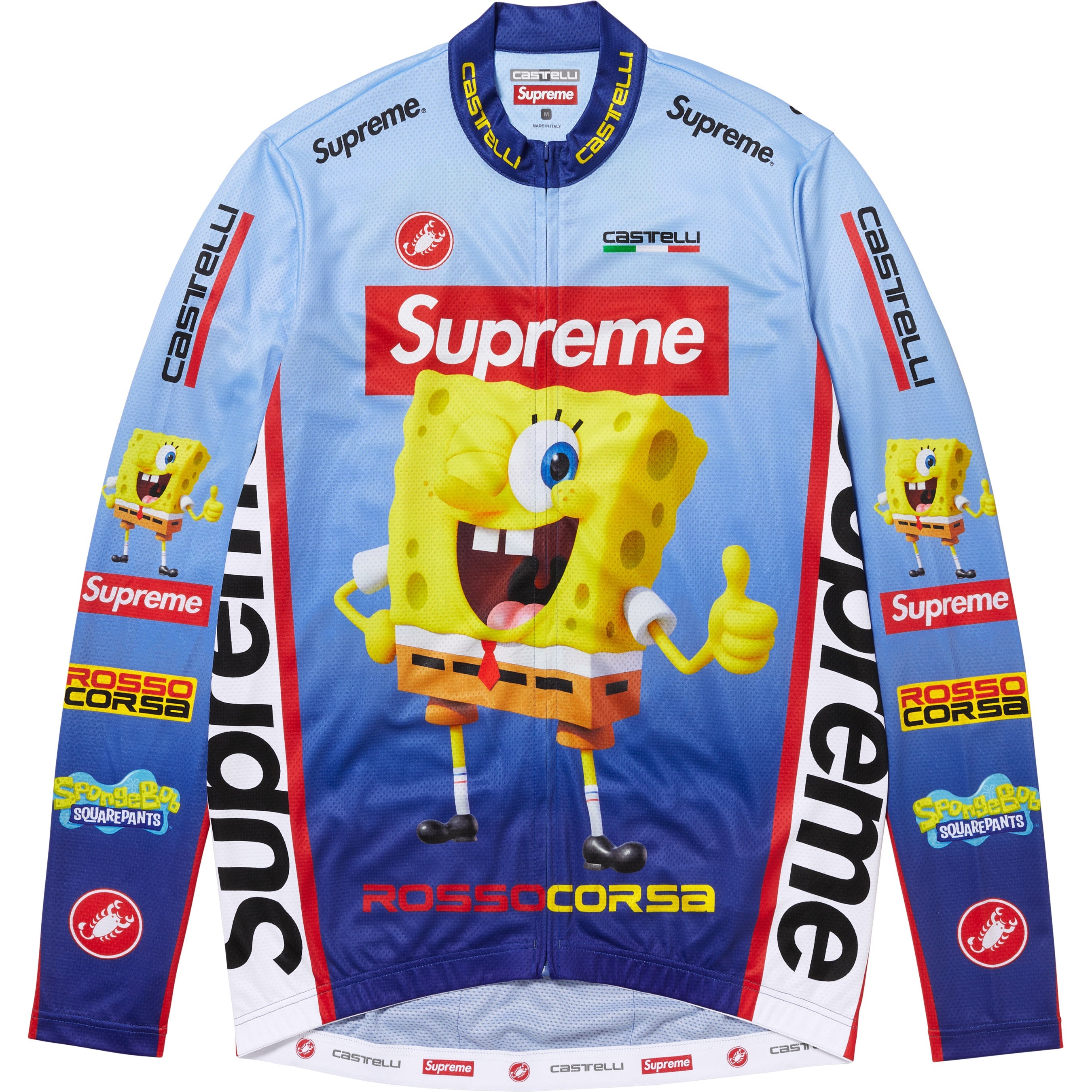 Supreme®/SpongeBob SquarePants Castelli® L/S Cycling Jersey