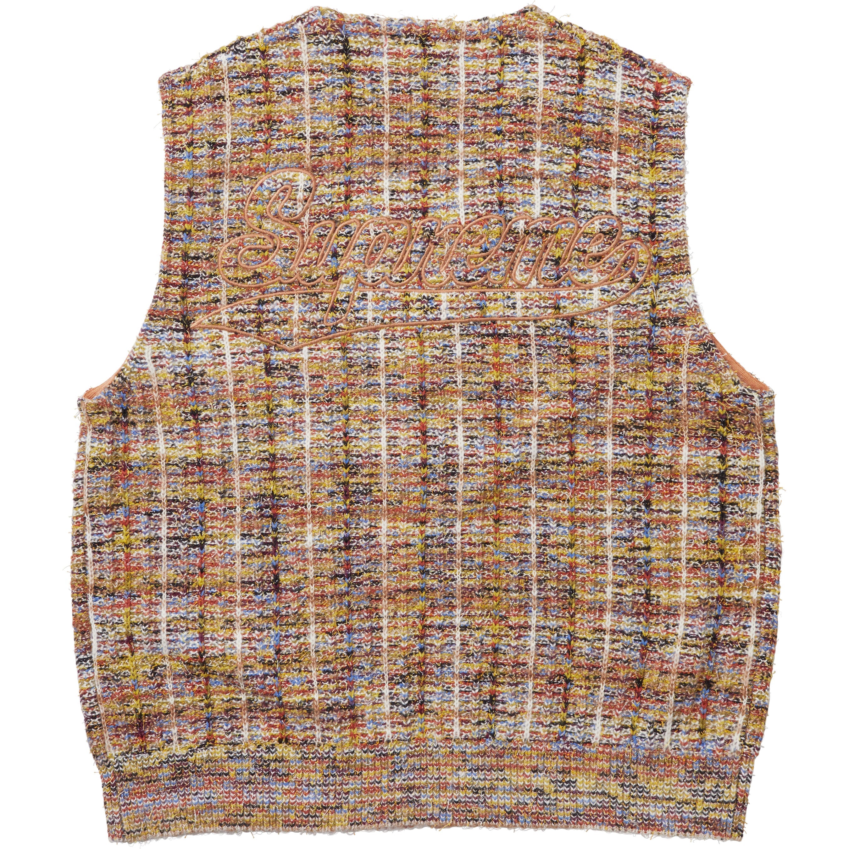 Speckled Zip Up Sweater Vest