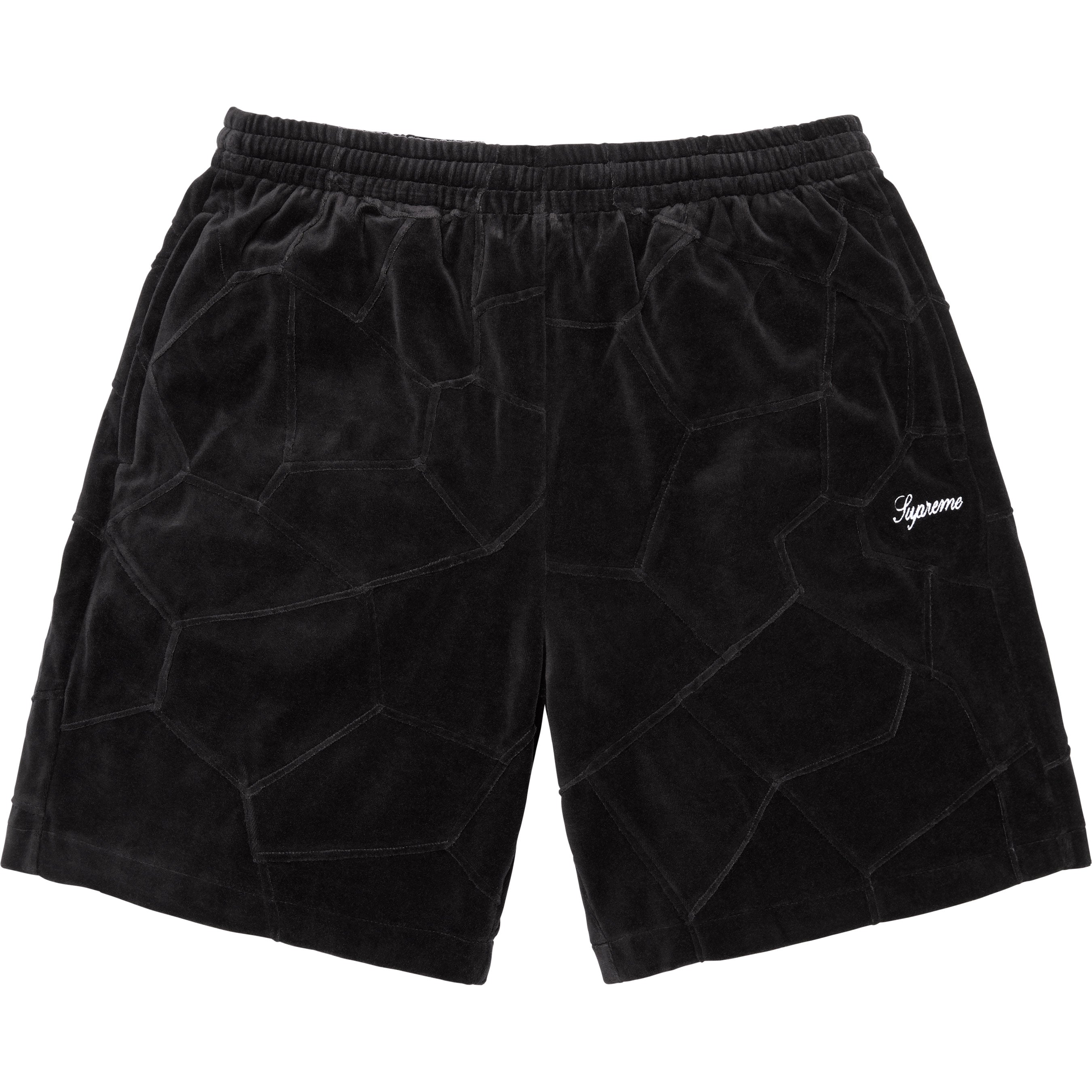 Patchwork Velour Short