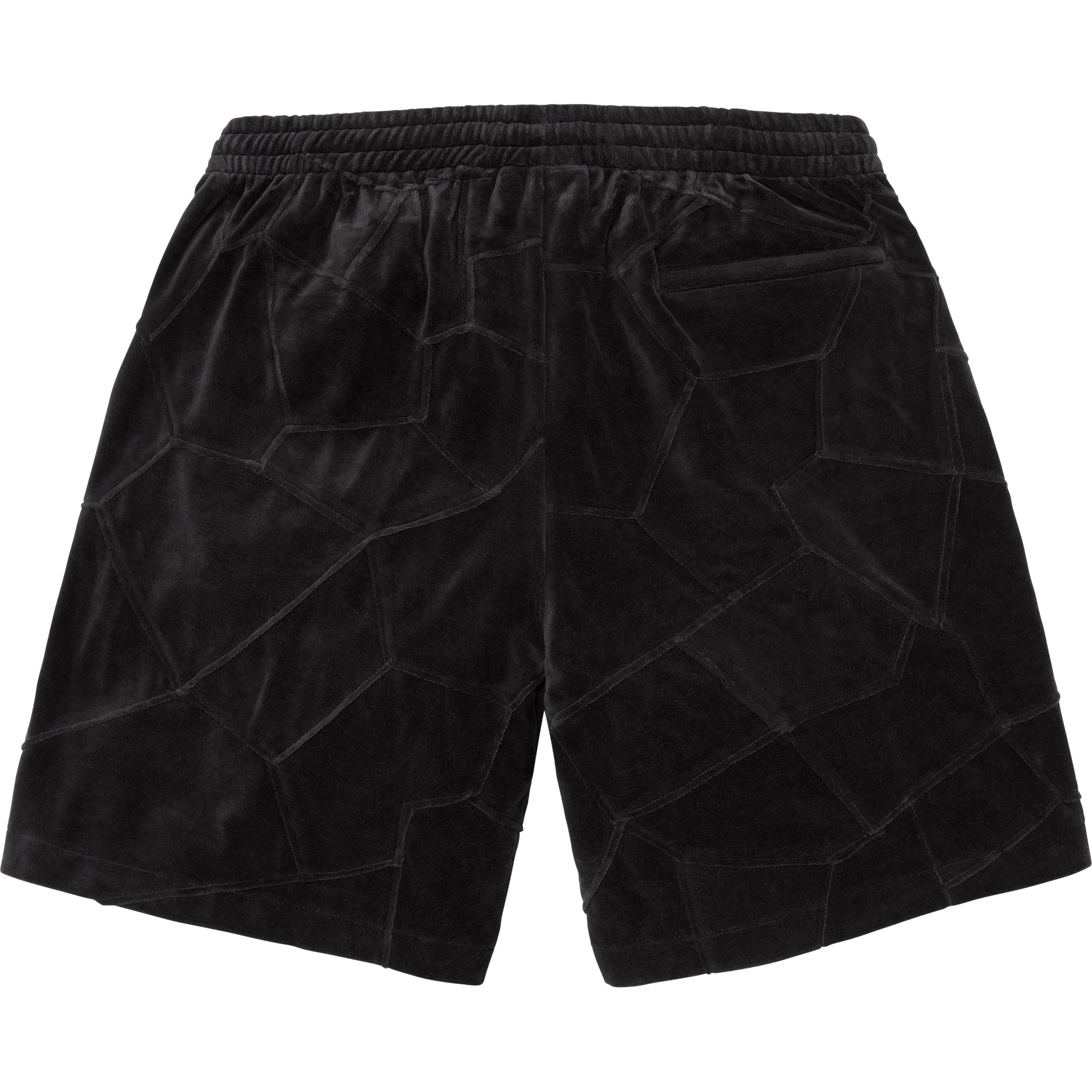 Patchwork Velour Short