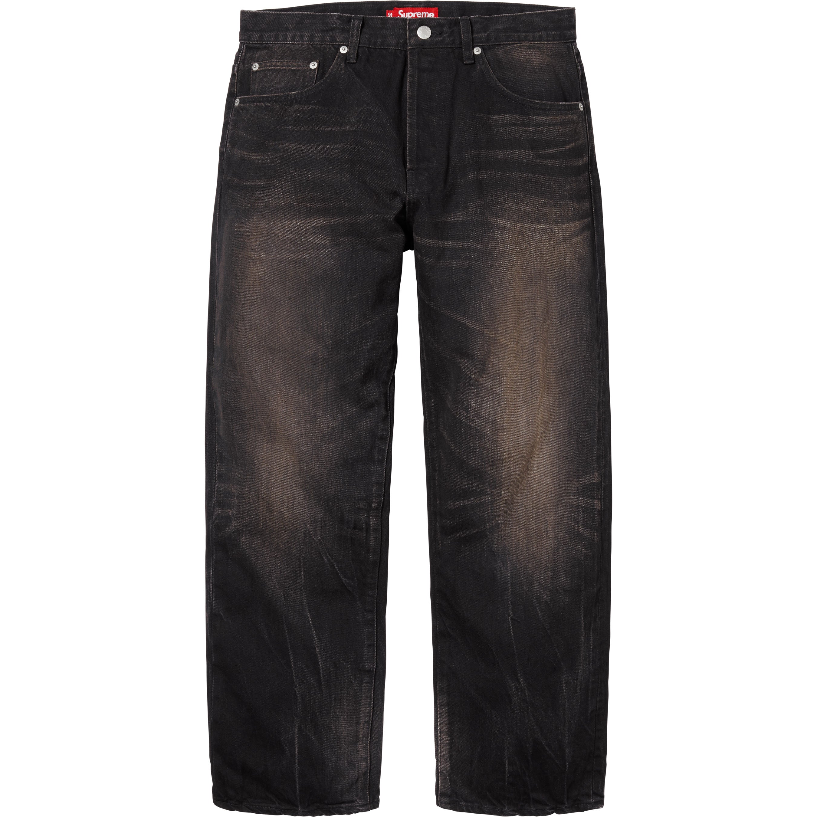 Distressed Loose Fit Selvedge Jean