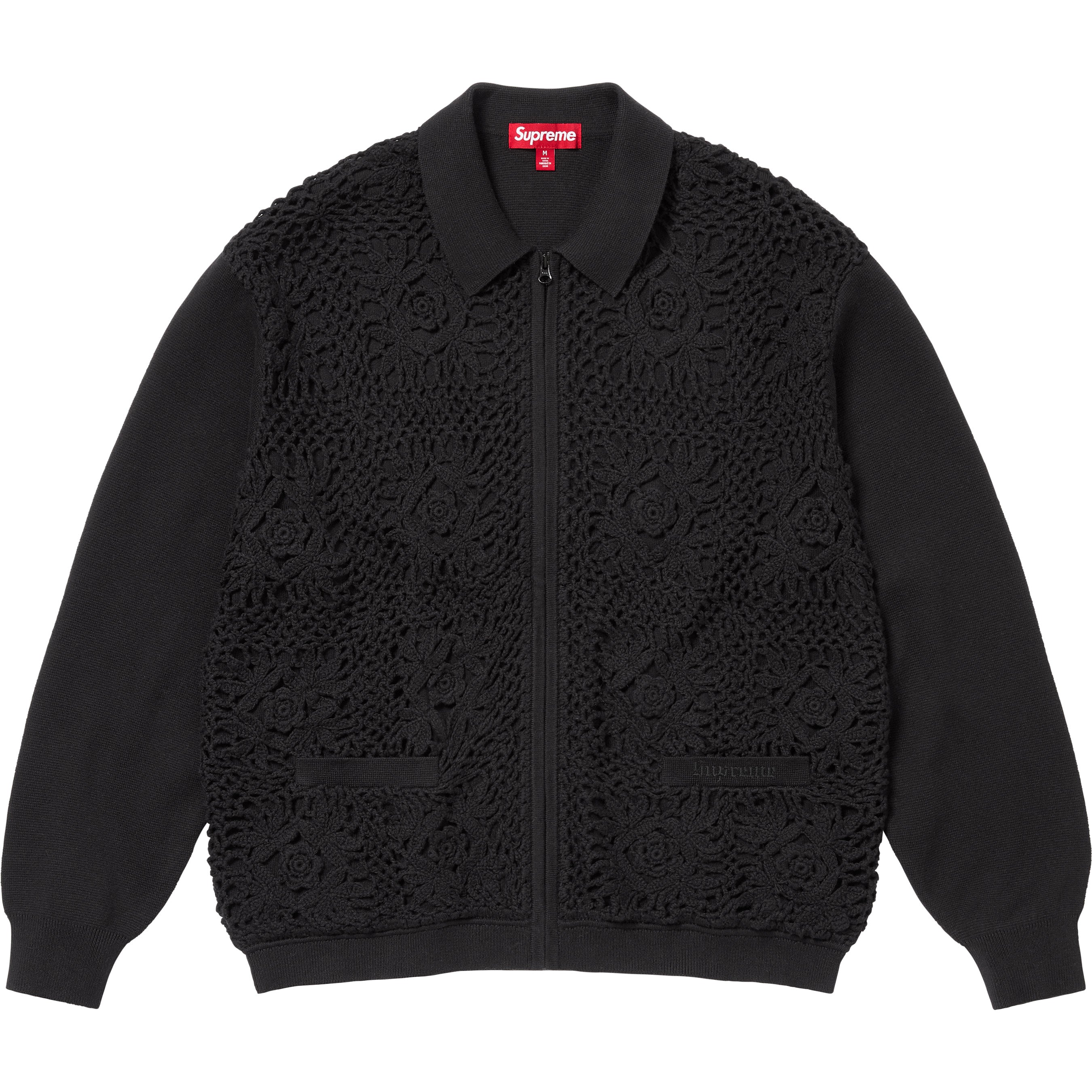 Crochet Zip Up Cardigan