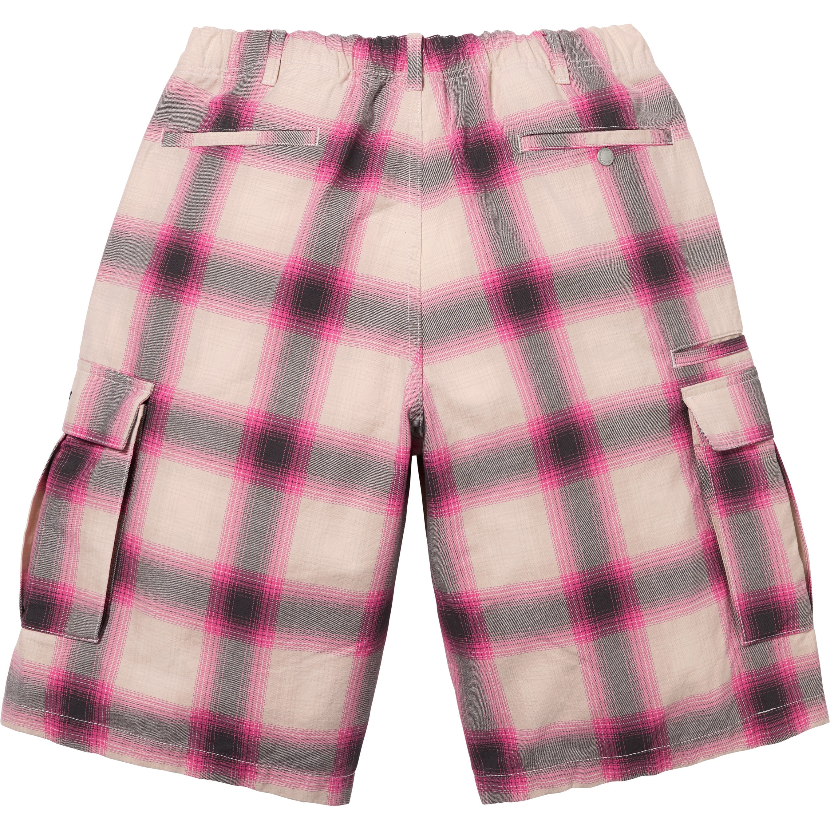 Shadow Plaid Cargo Short