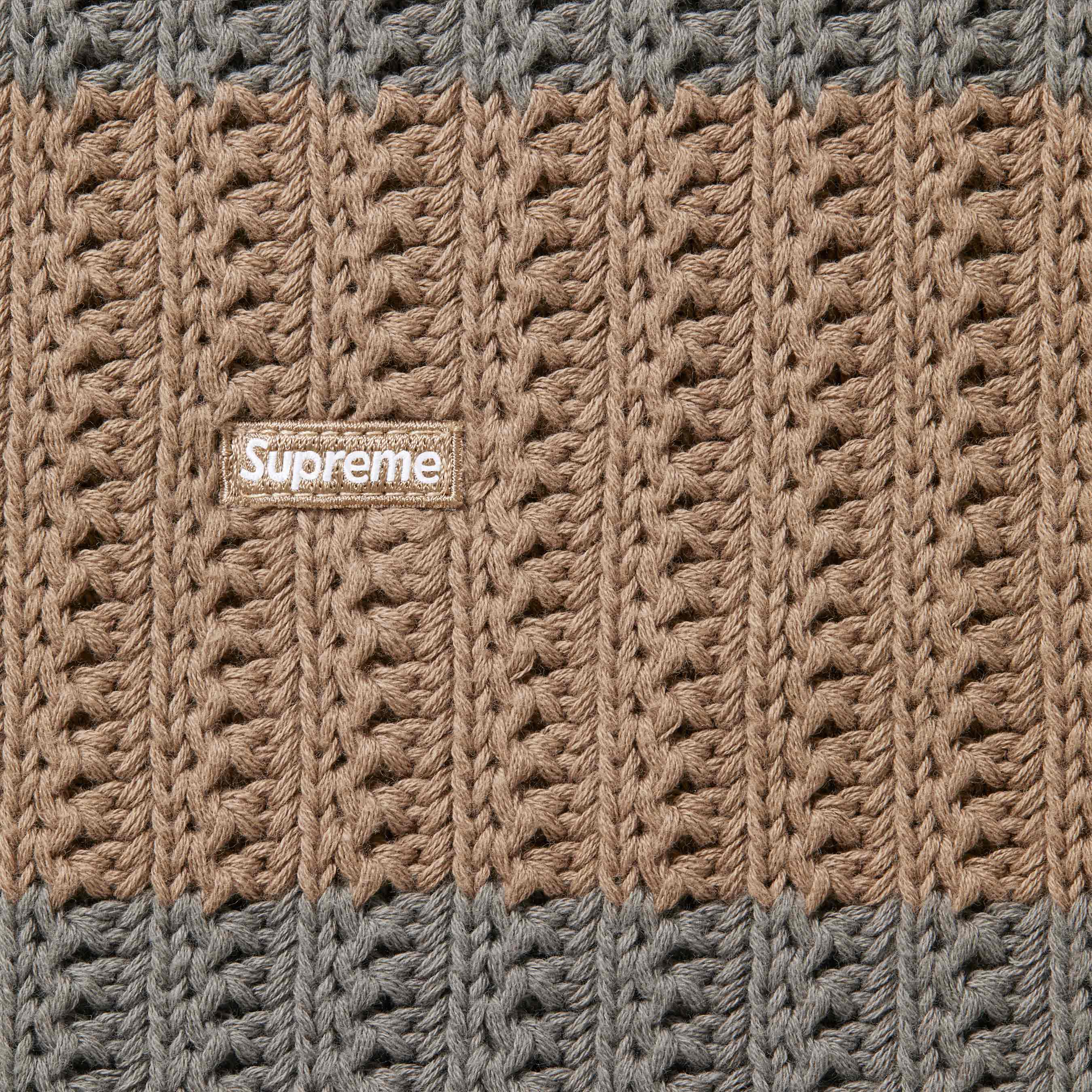 Loose Gauge Stripe Small Box Sweater