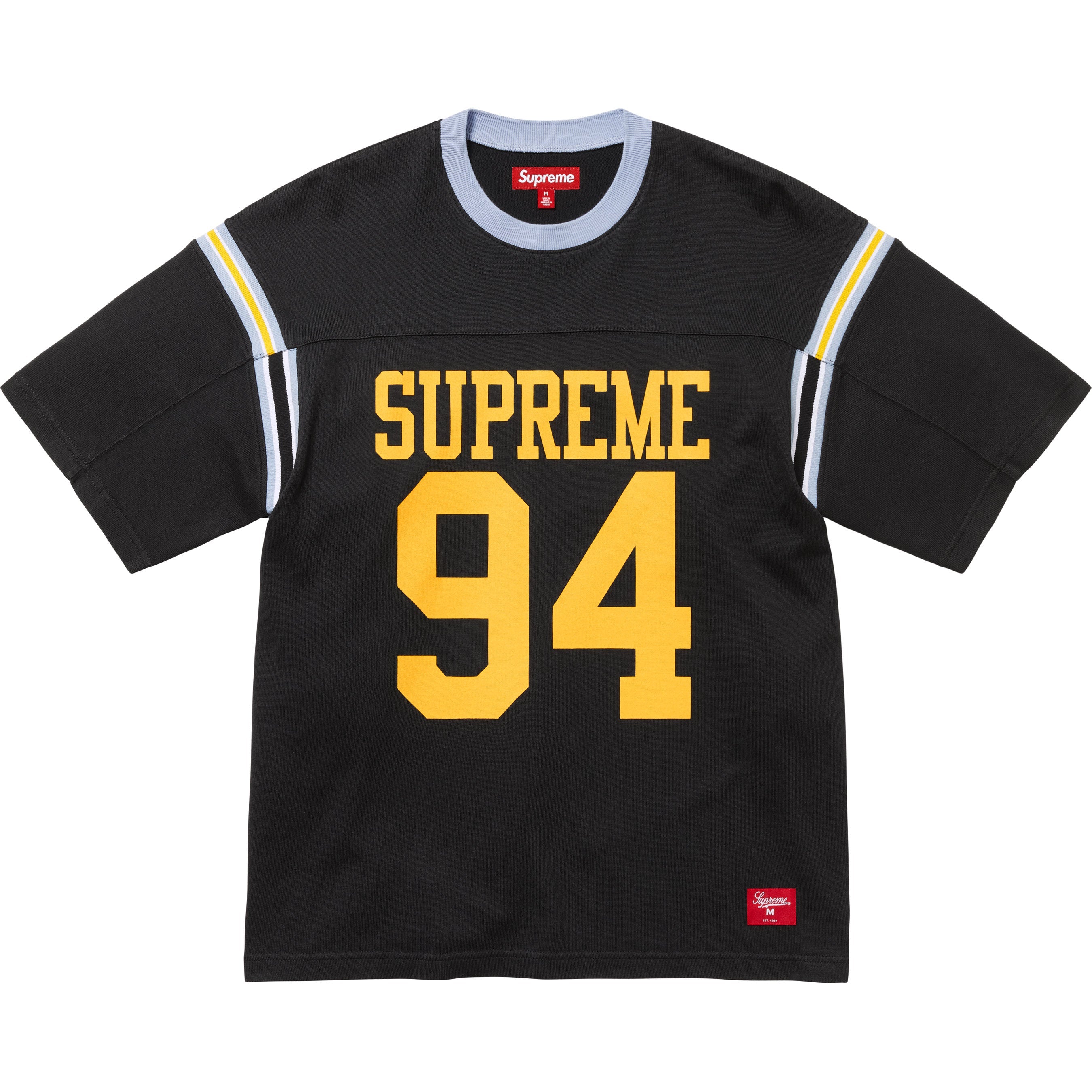 Split S/S Football Top