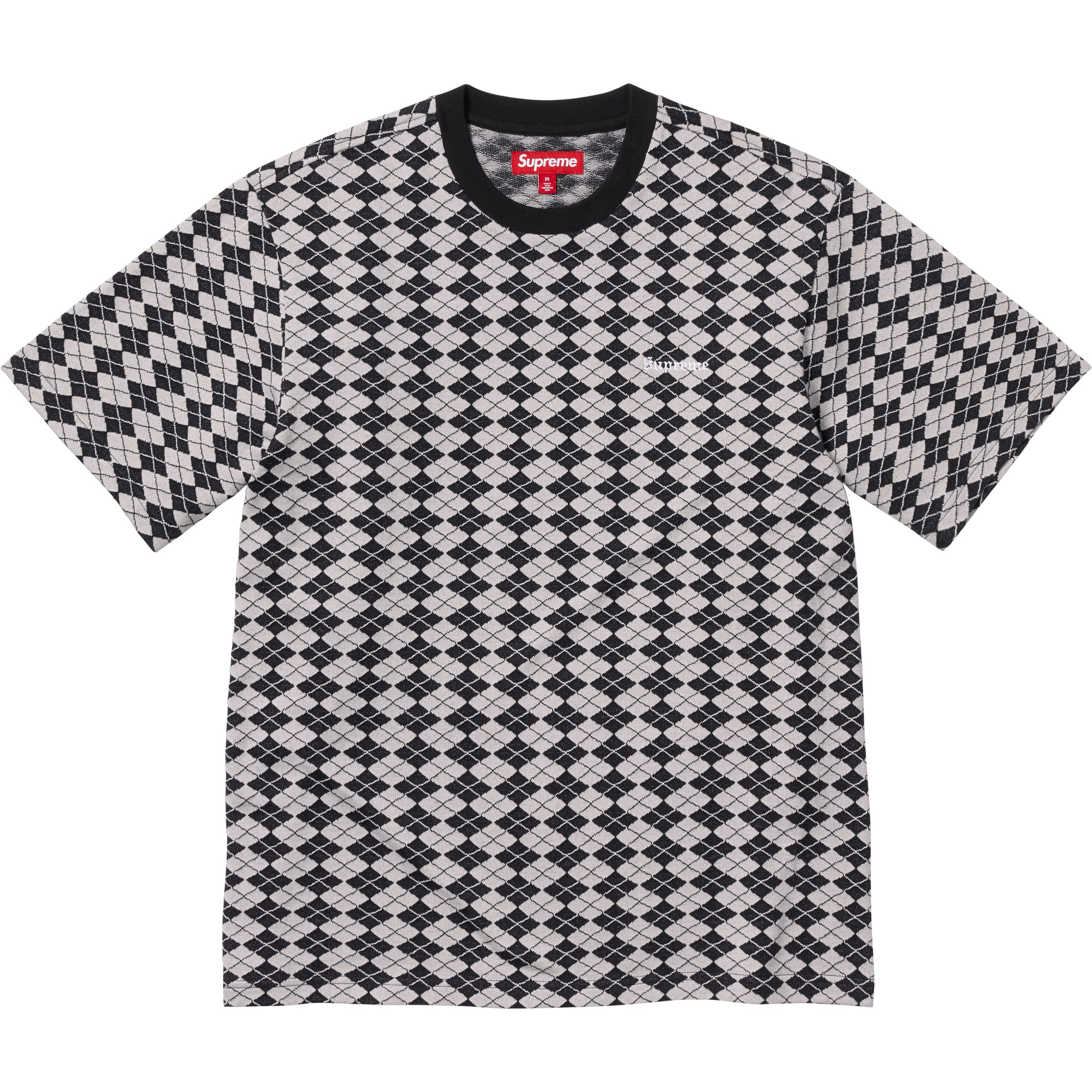 Diamond Jacquard S/S Top