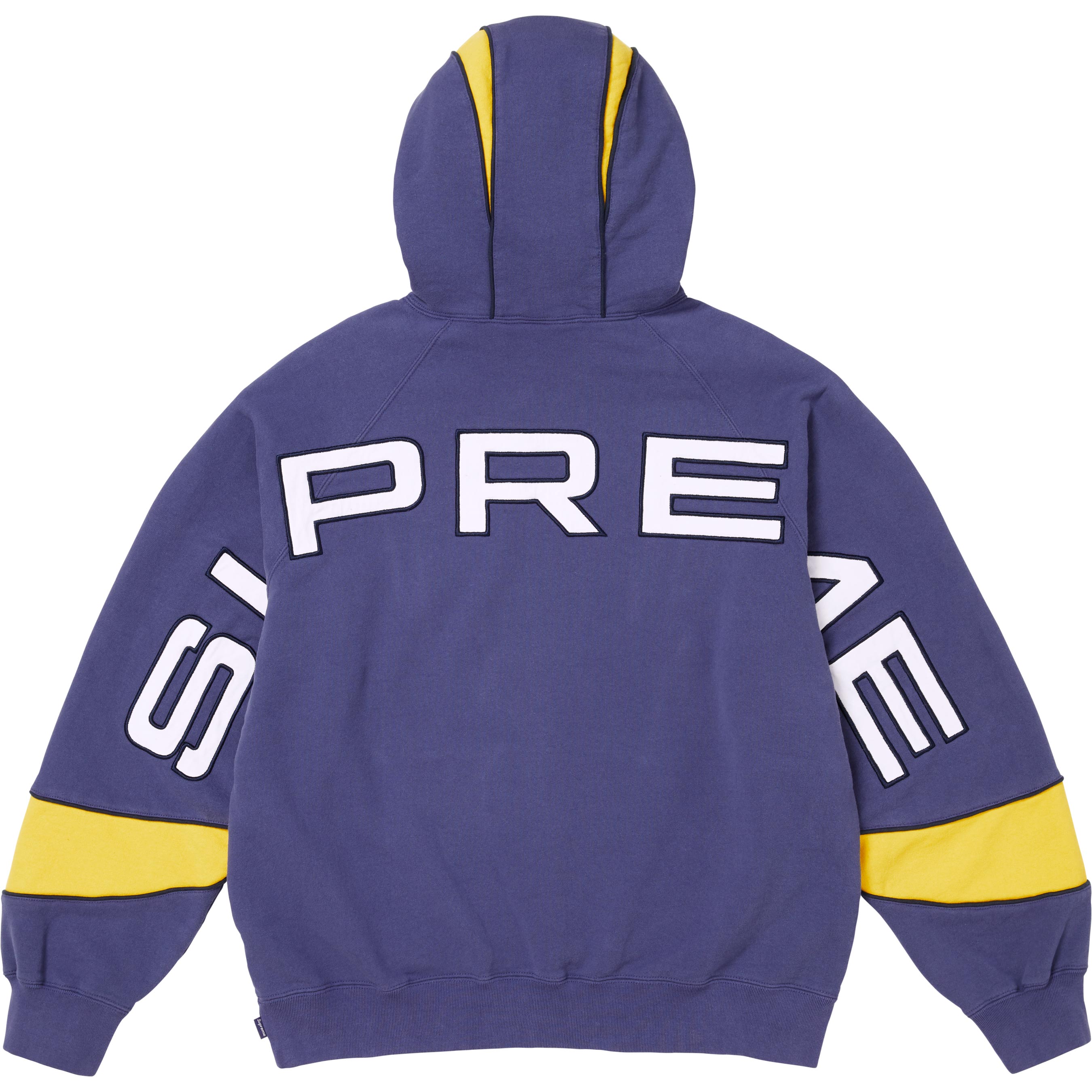 Paneled Hooded Sweatshirt