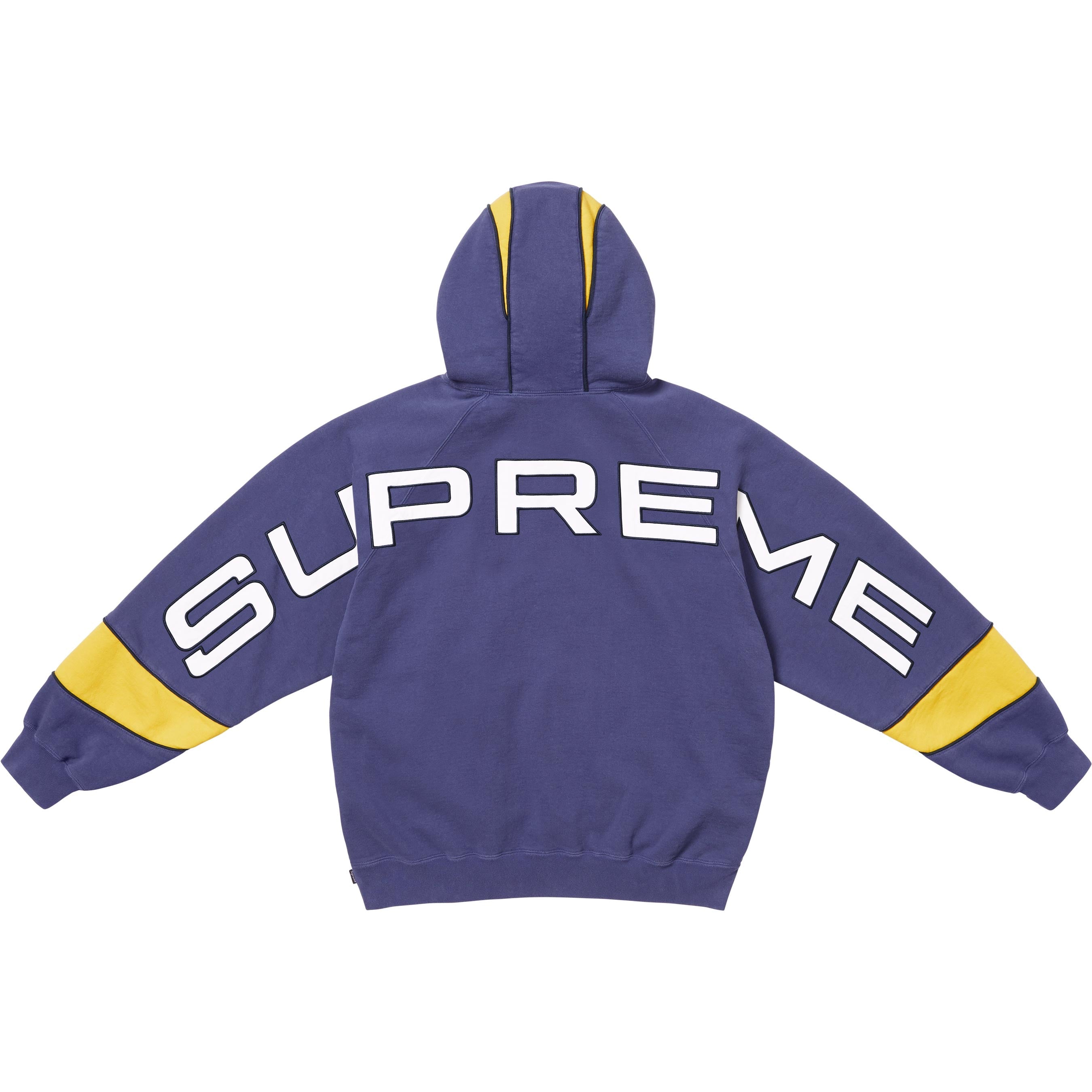 Paneled Hooded Sweatshirt