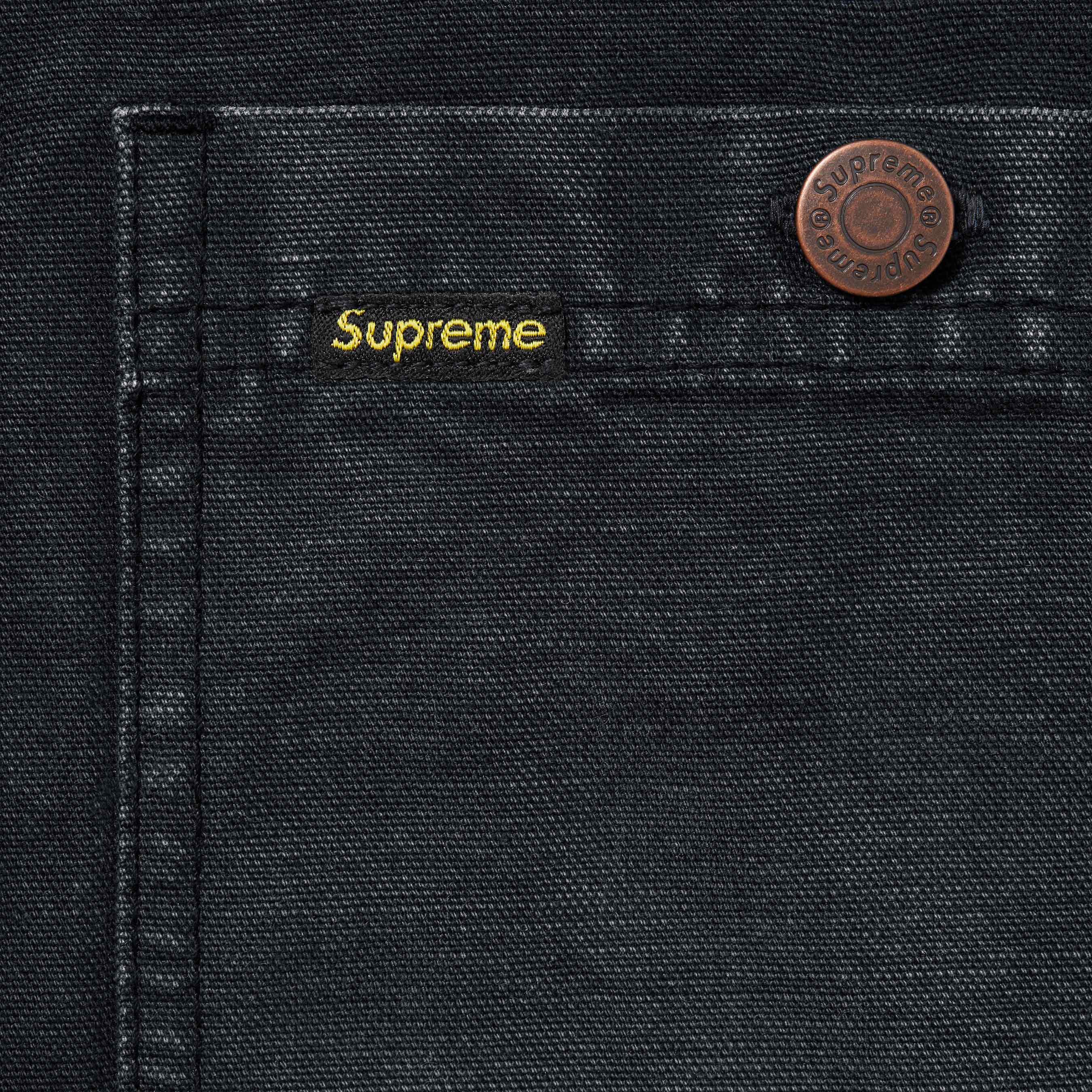 Worn Hooded Chore Coat