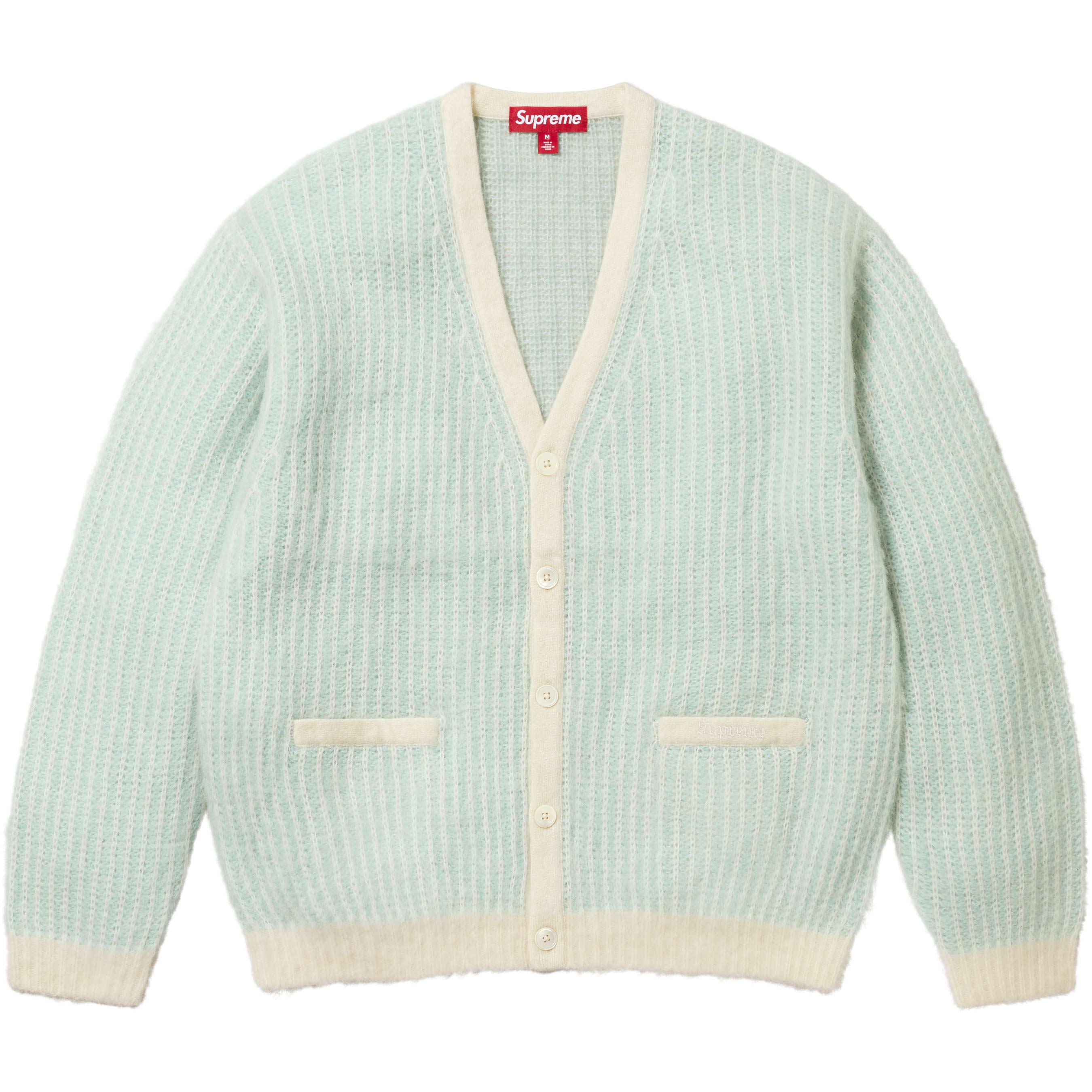 2-Tone Mohair Cardigan