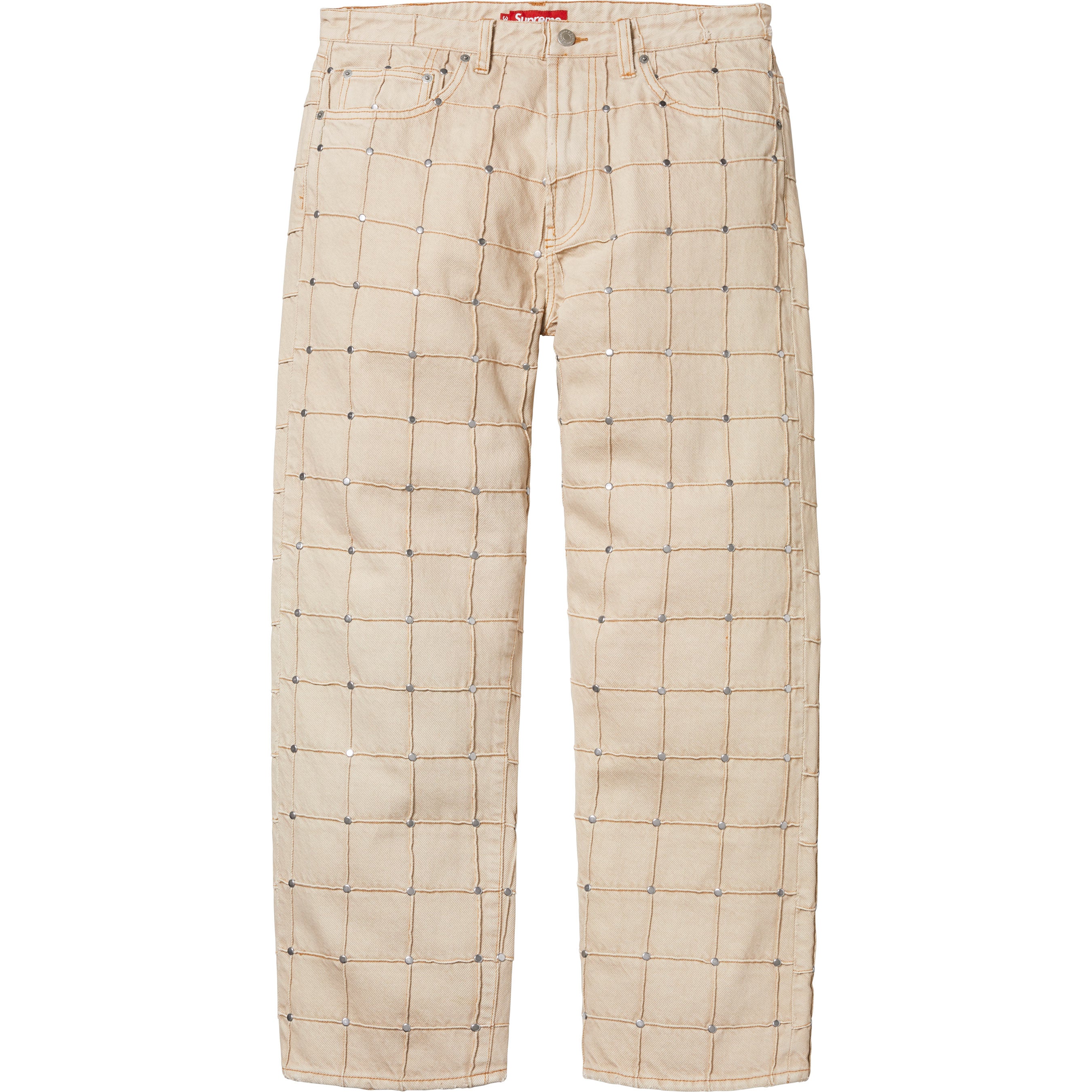 Studded Seam Loose Fit Jean