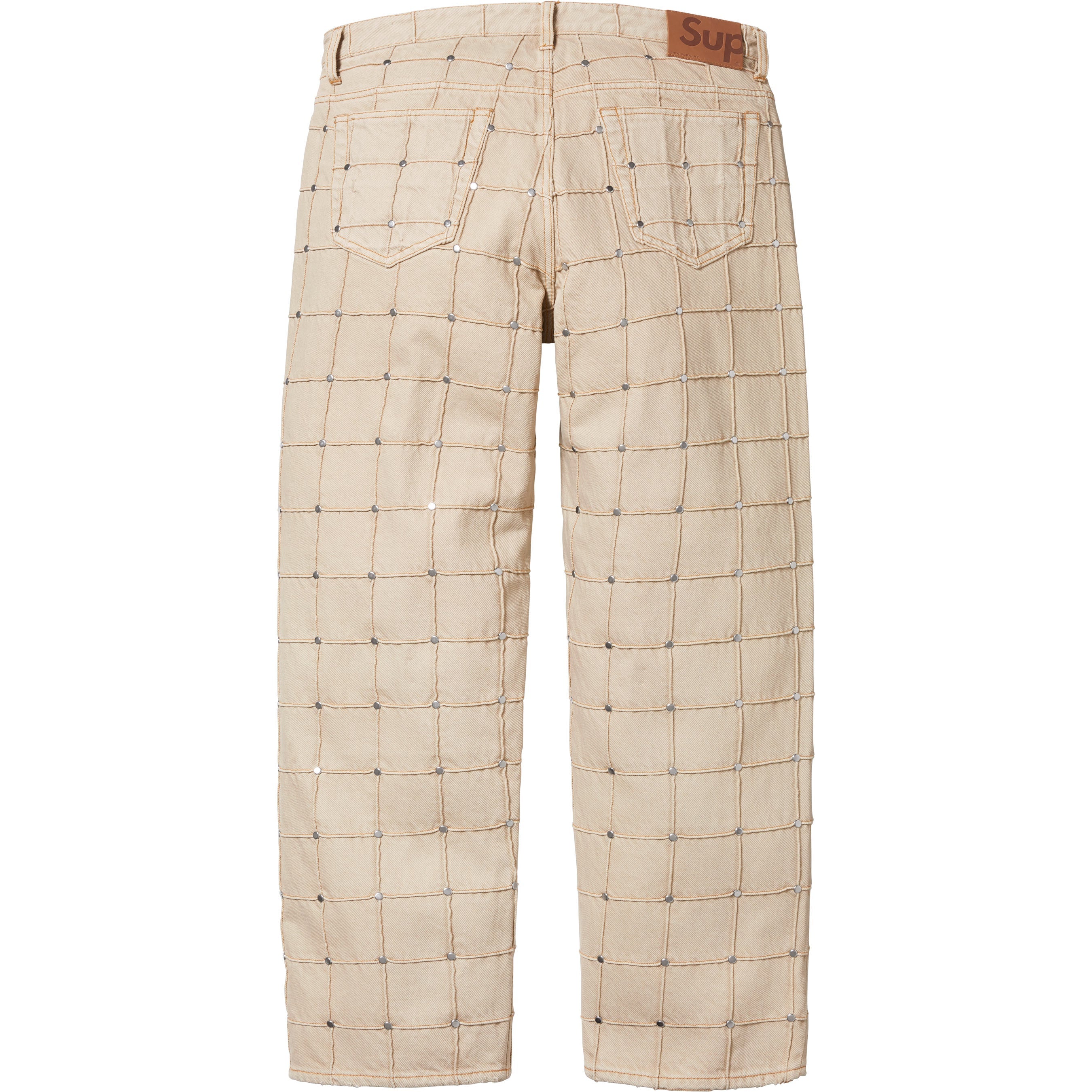 Studded Seam Loose Fit Jean