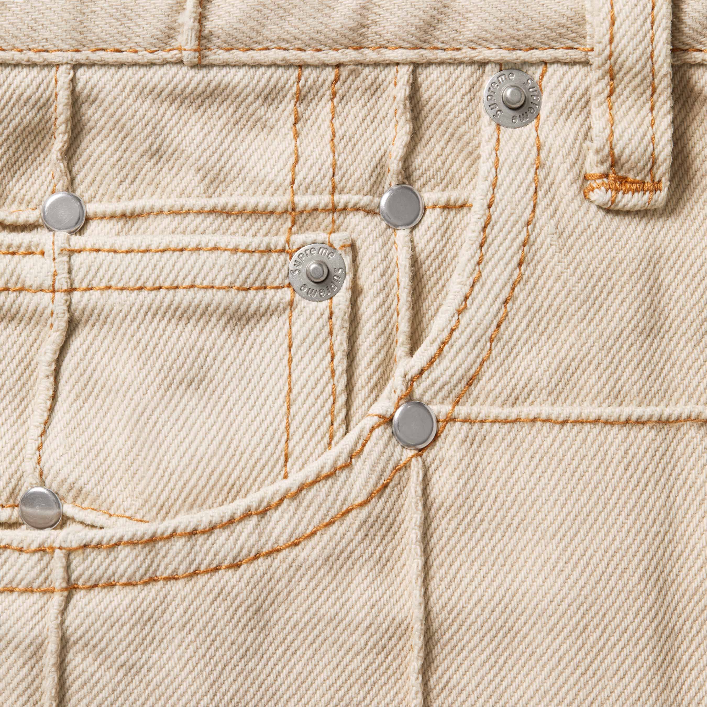 Studded Seam Loose Fit Jean