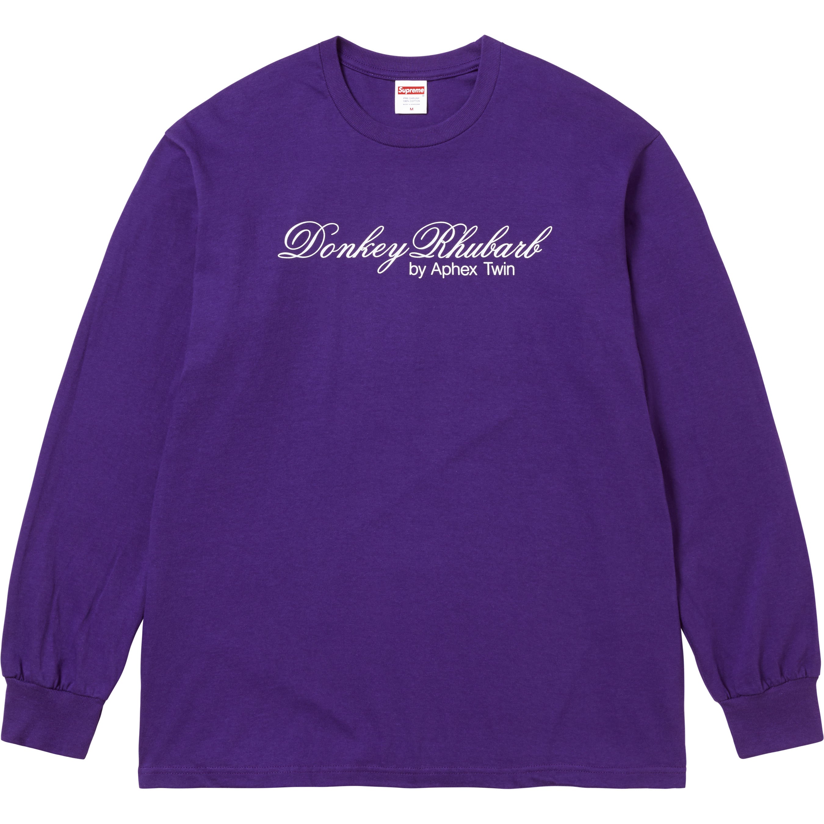 Supreme/Aphex Twin Donkey Rhubarb L/S Tee