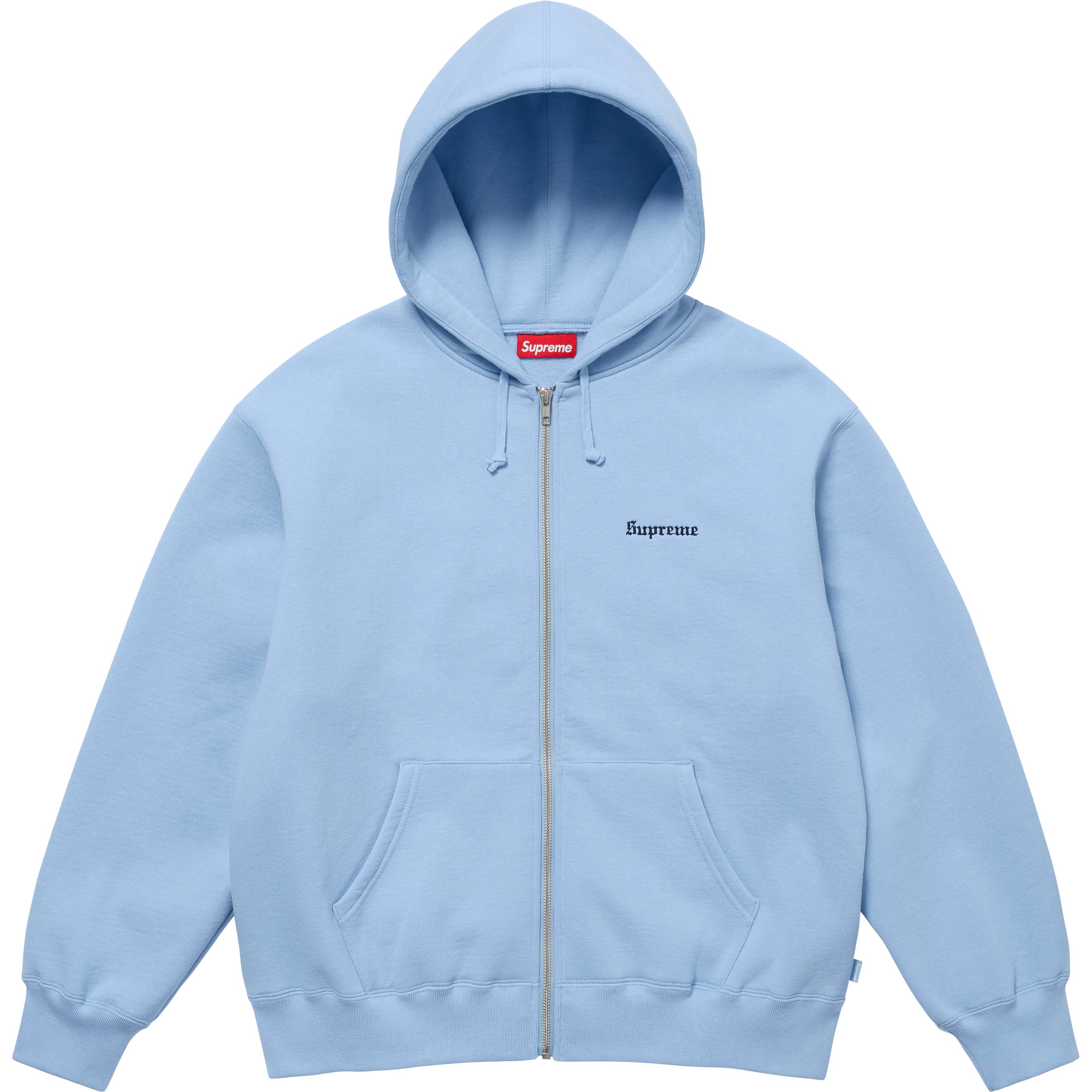 Crest Zip Up Hooded Sweatshirt