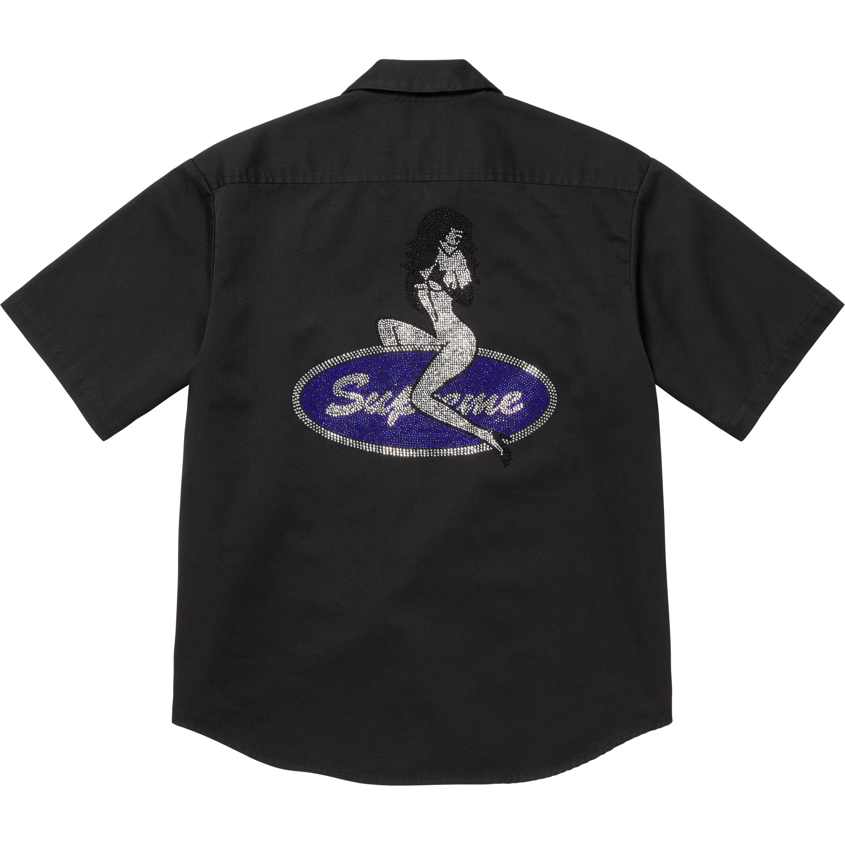 Rhinestone Pin Up S/S Work Shirt