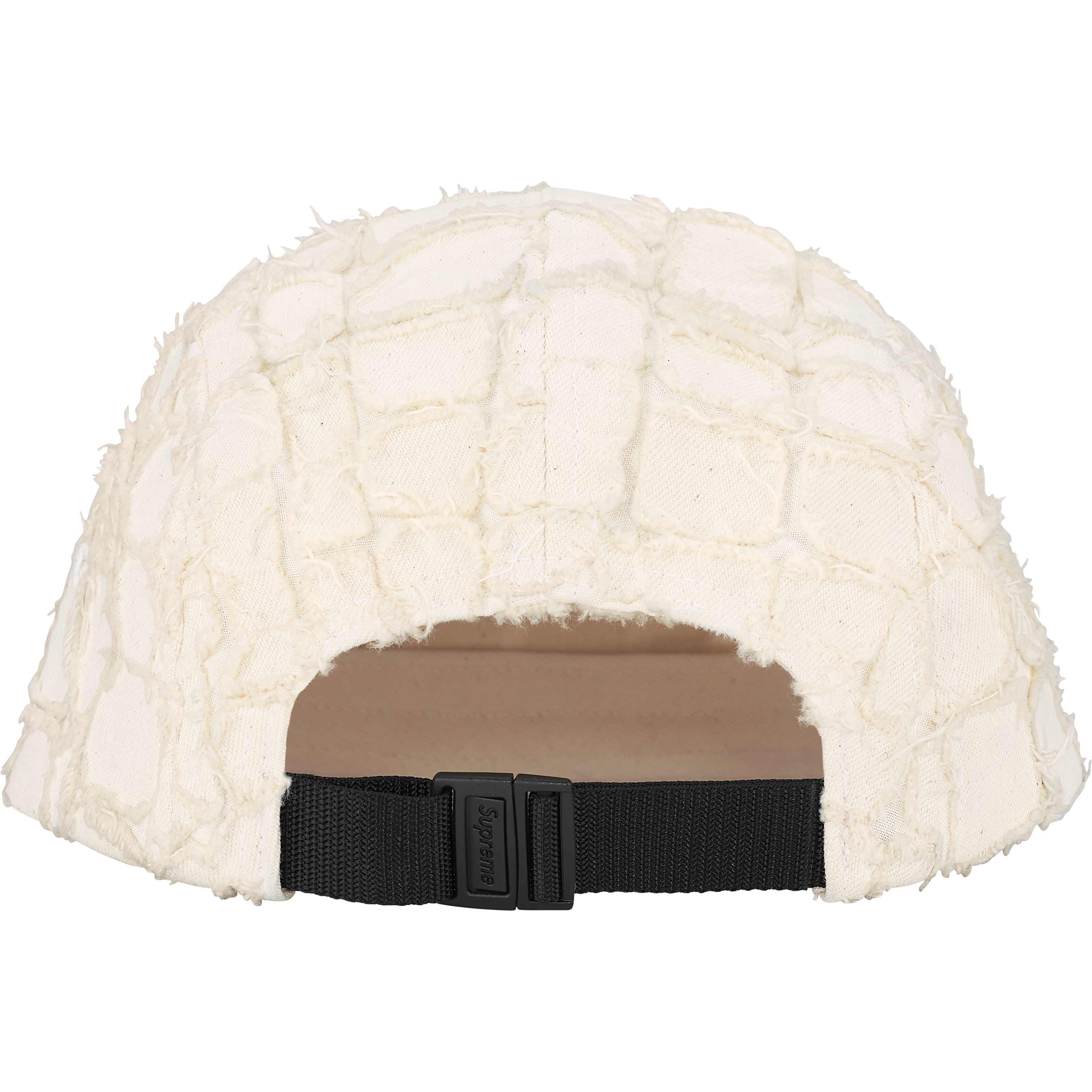 Frayed Croc Denim Camp Cap